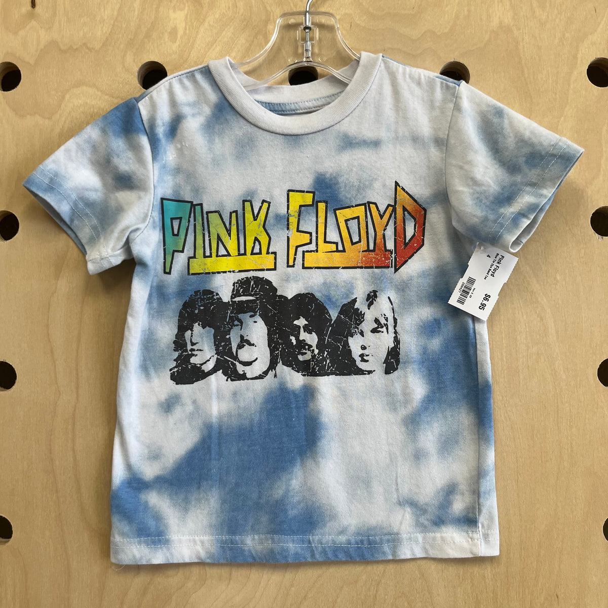 Blue Tie Dye Band Tee