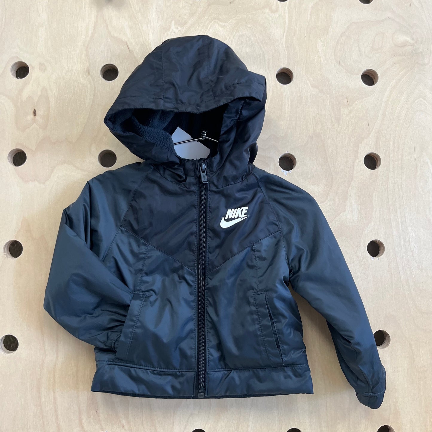 Grey Lined Windbreaker Jacket
