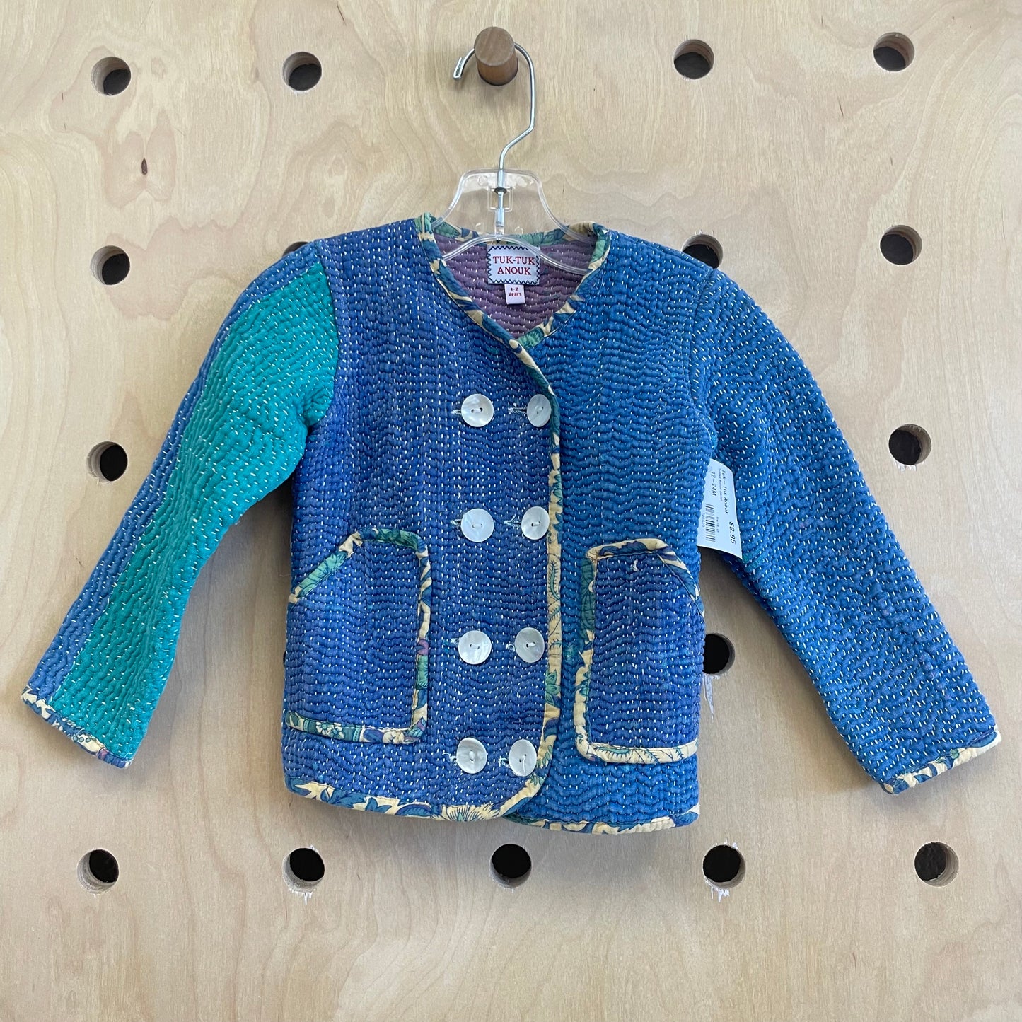 Quilted Button Jacket