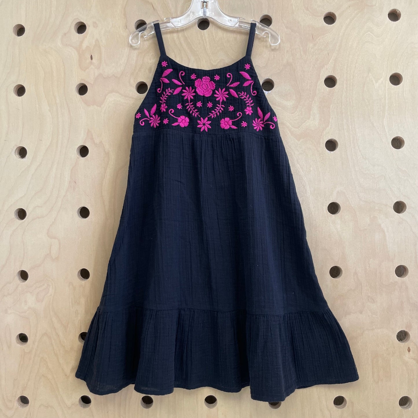 Black & Pink Embroidered Dress NEW!
