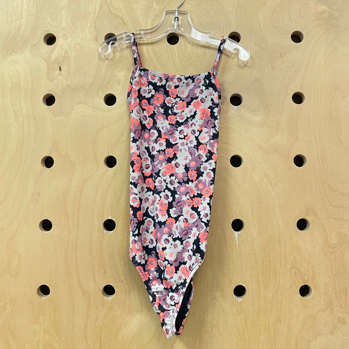 Black Floral Swimsuit