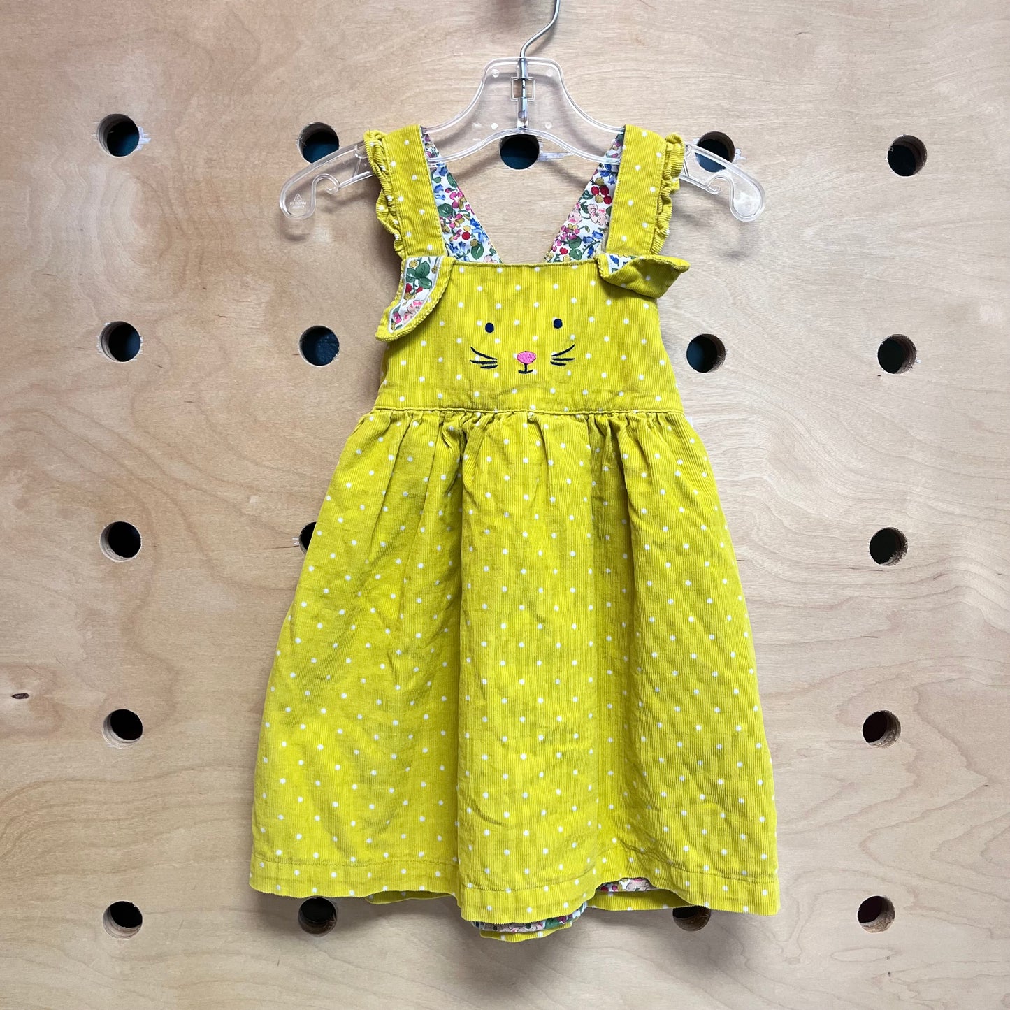 Yellow Polka Dot Bunny Dress