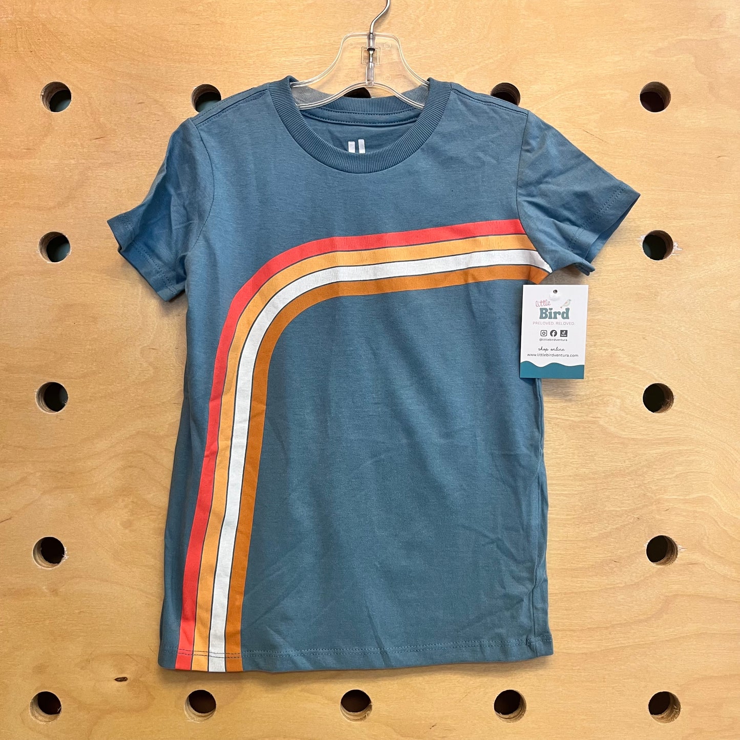 Teal & Orange Stripes Tee NEW!