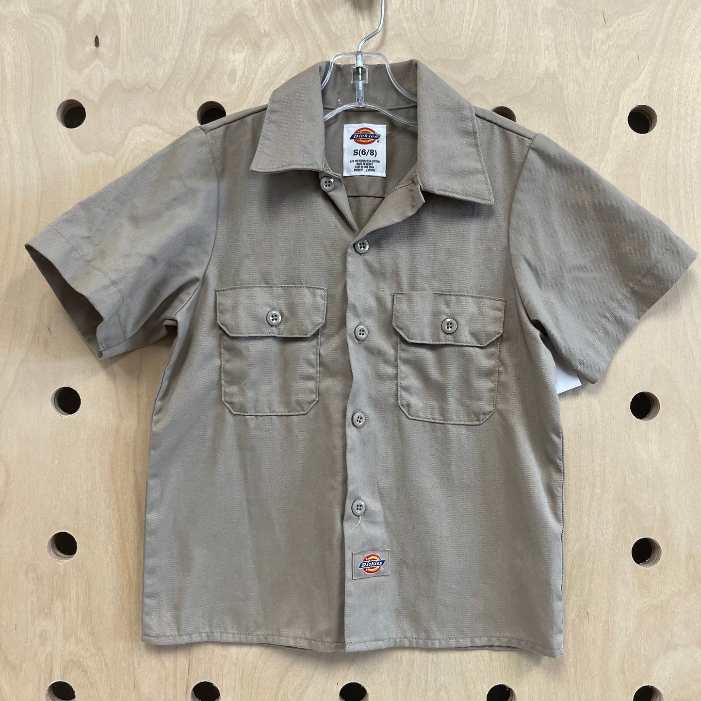 Tan SS Button Up