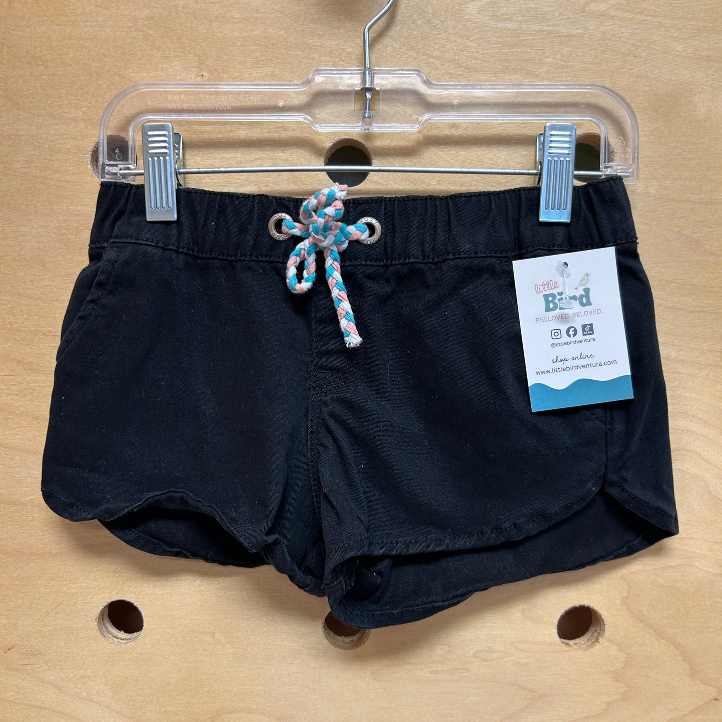 Black Patch Logo Shorts