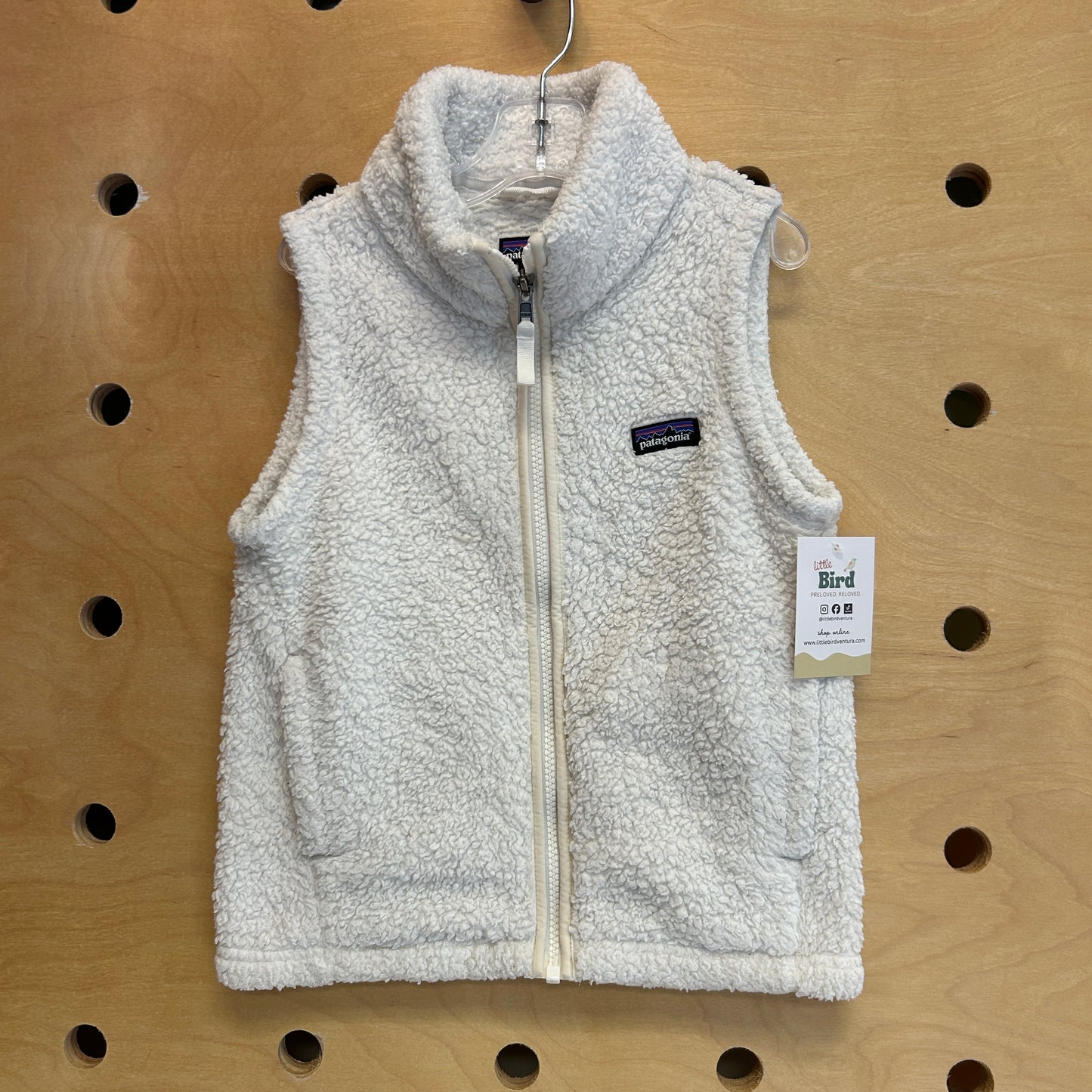 Los Gatos Fleece Vest White