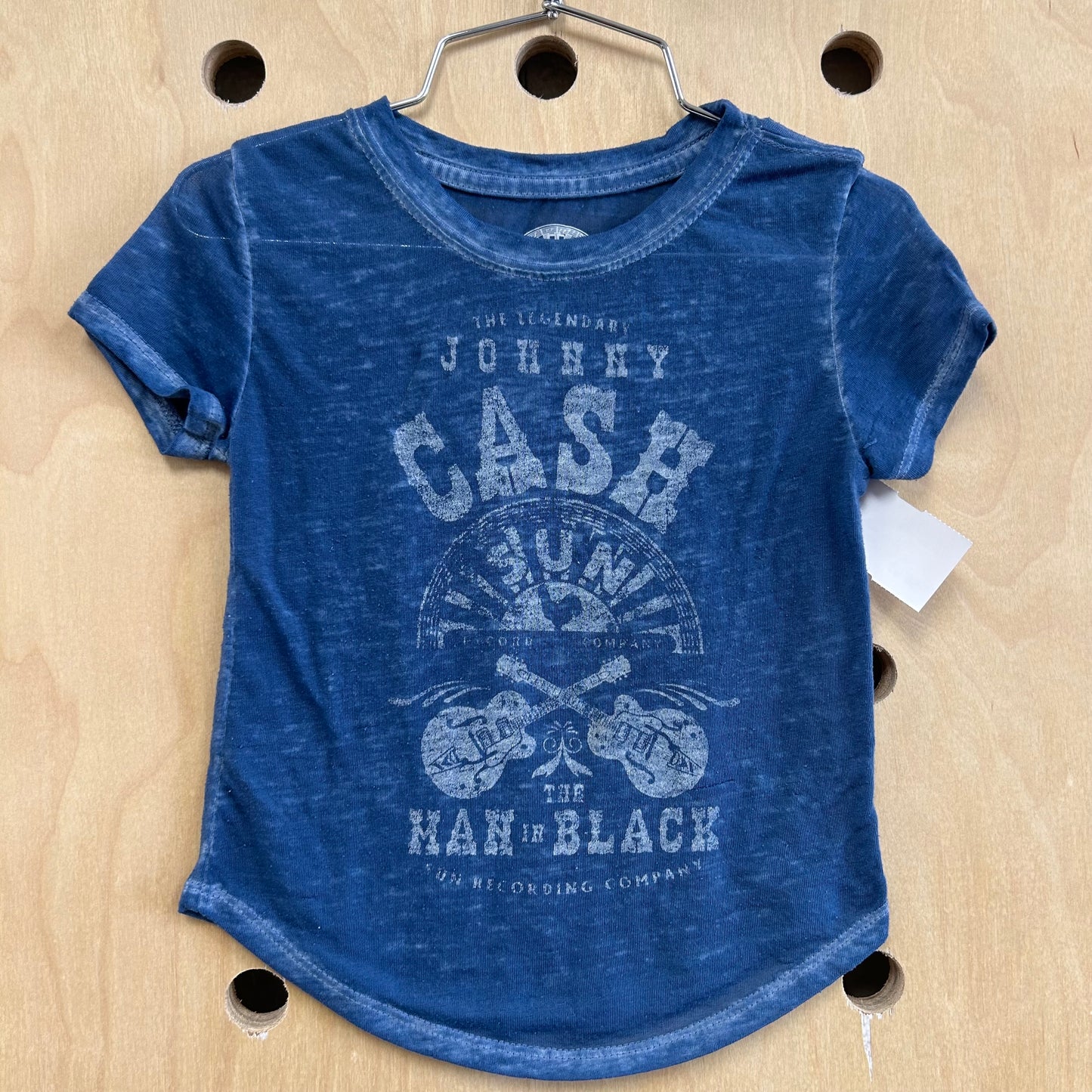 Blue Burnout Johnny Cash Tee