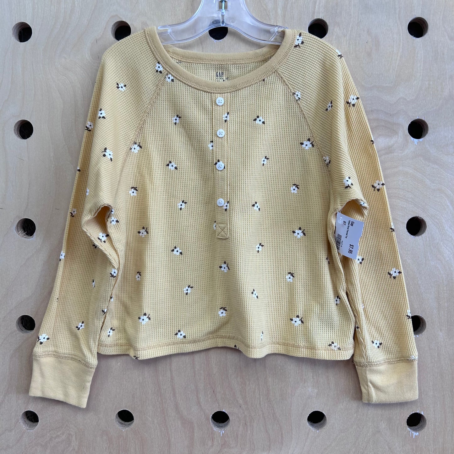 Yellow Floral Thermal Top