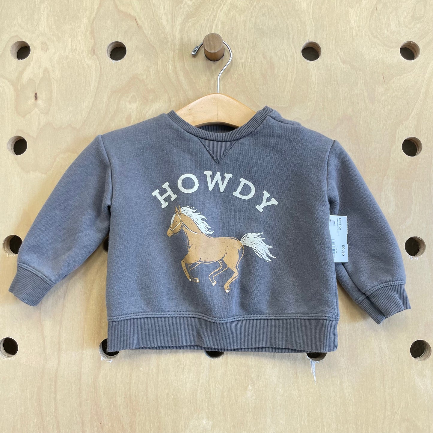 Grey HOWDY Pullover
