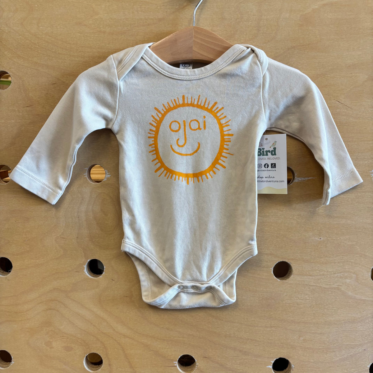 Cream Ojai Suns Bodysuit