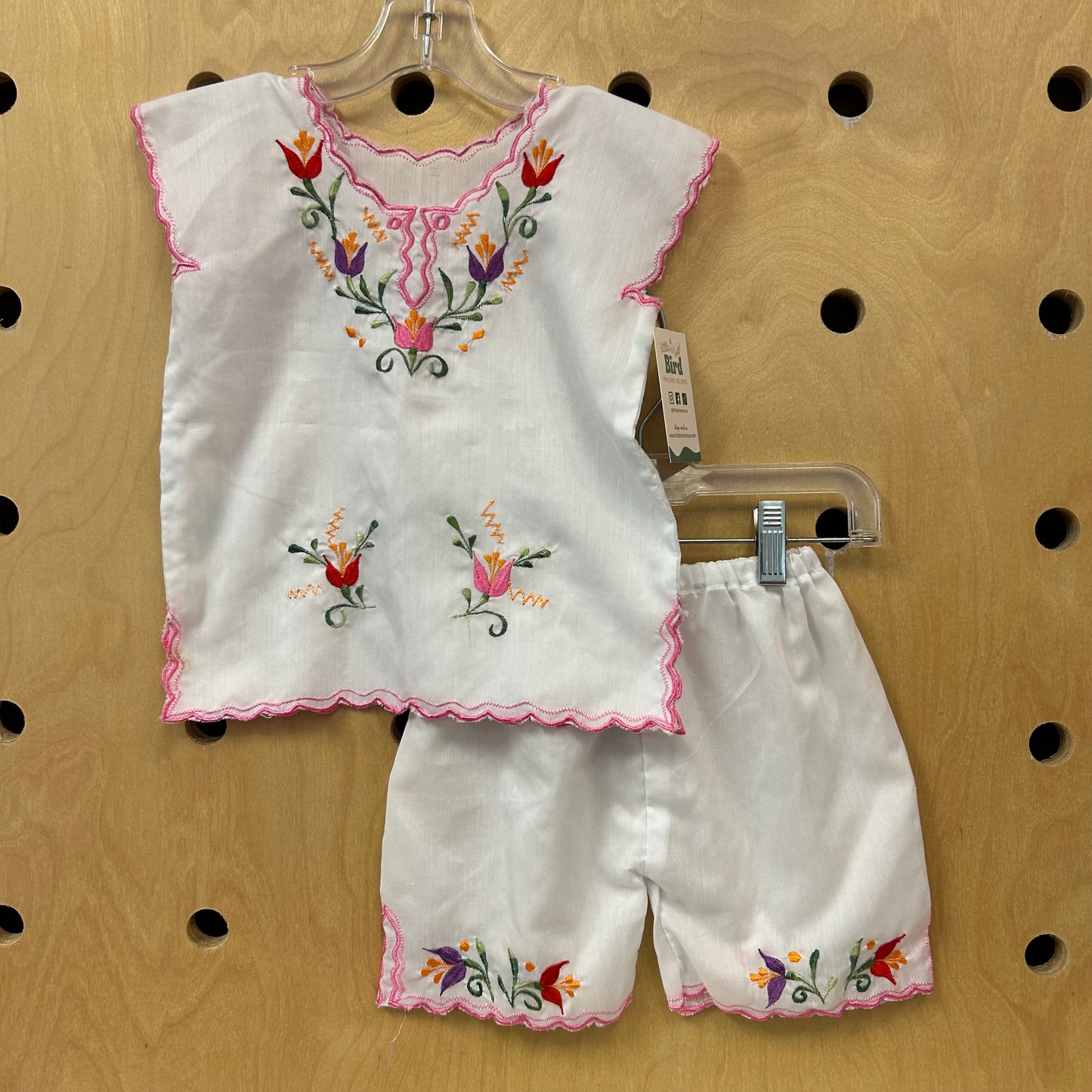 White Embroidered Outfit