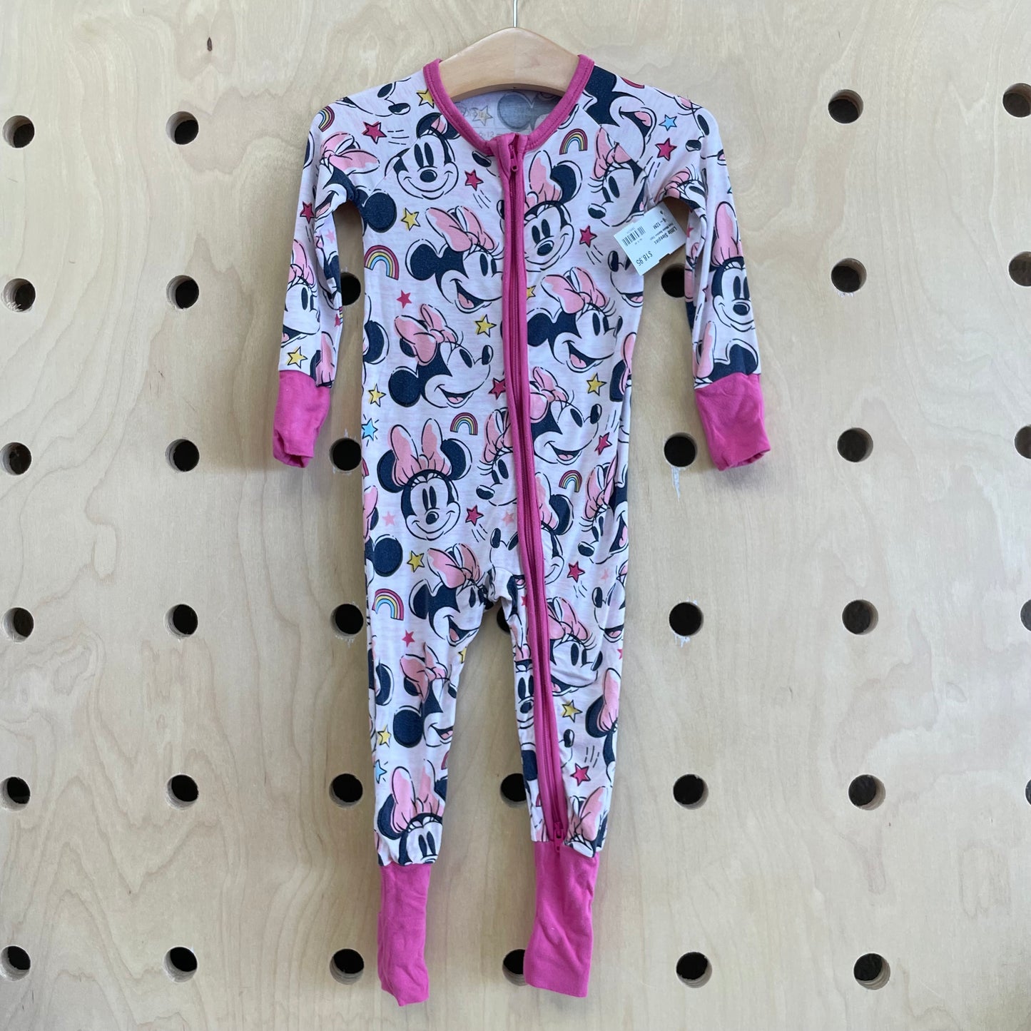 Pink Minnie Bamboo Zippy
