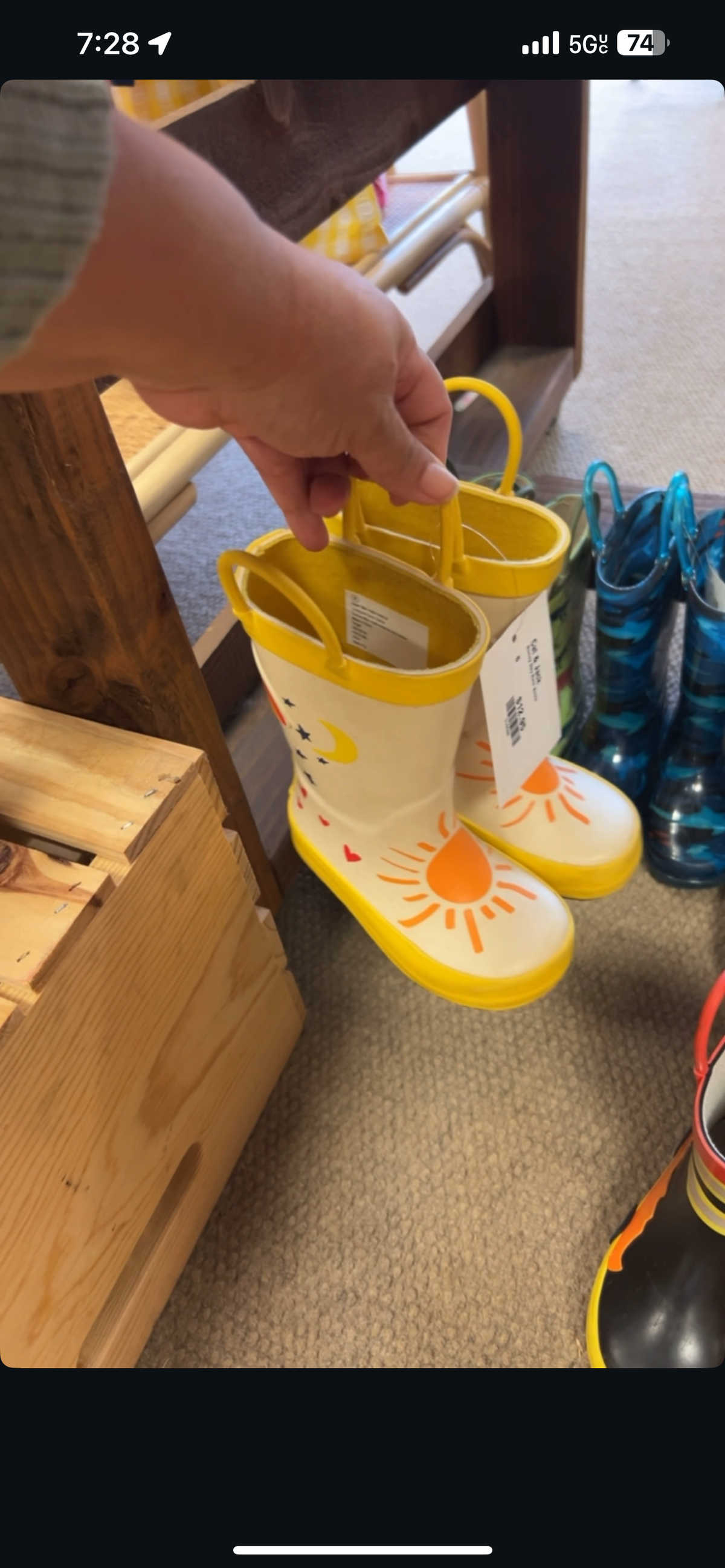 Sun Rain Boots. Reserved for Aimee M ❤️
