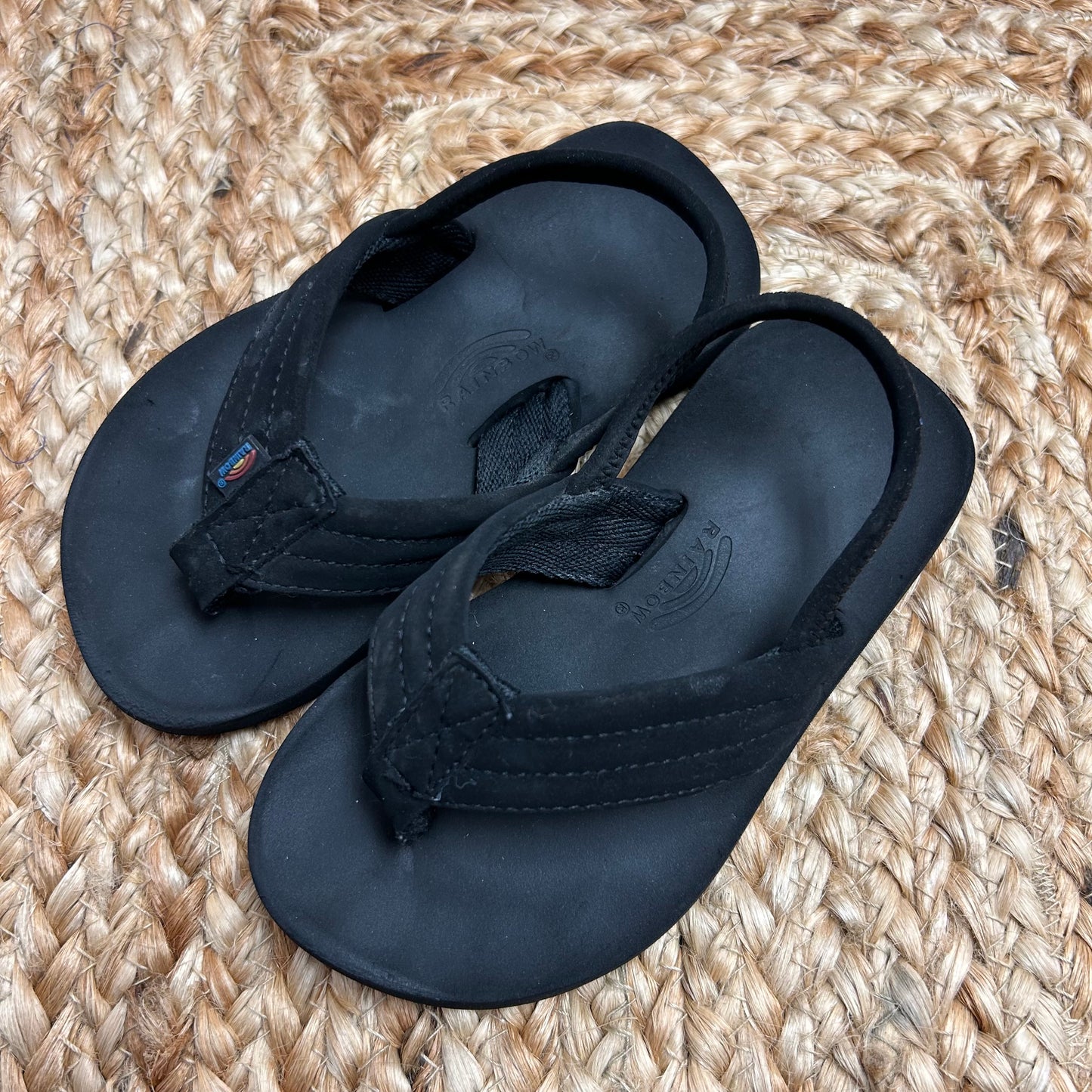 Black Rainbow Sandals