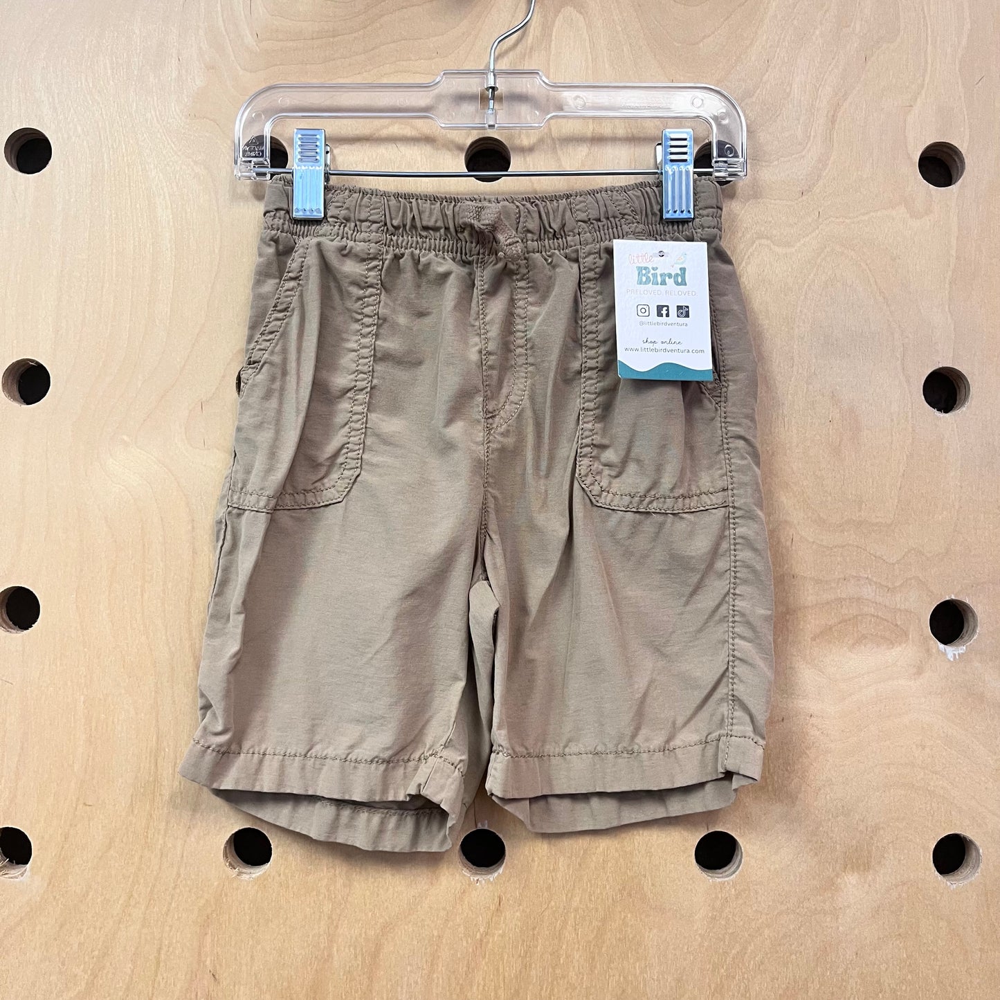 Quick Dry Khaki Shorts