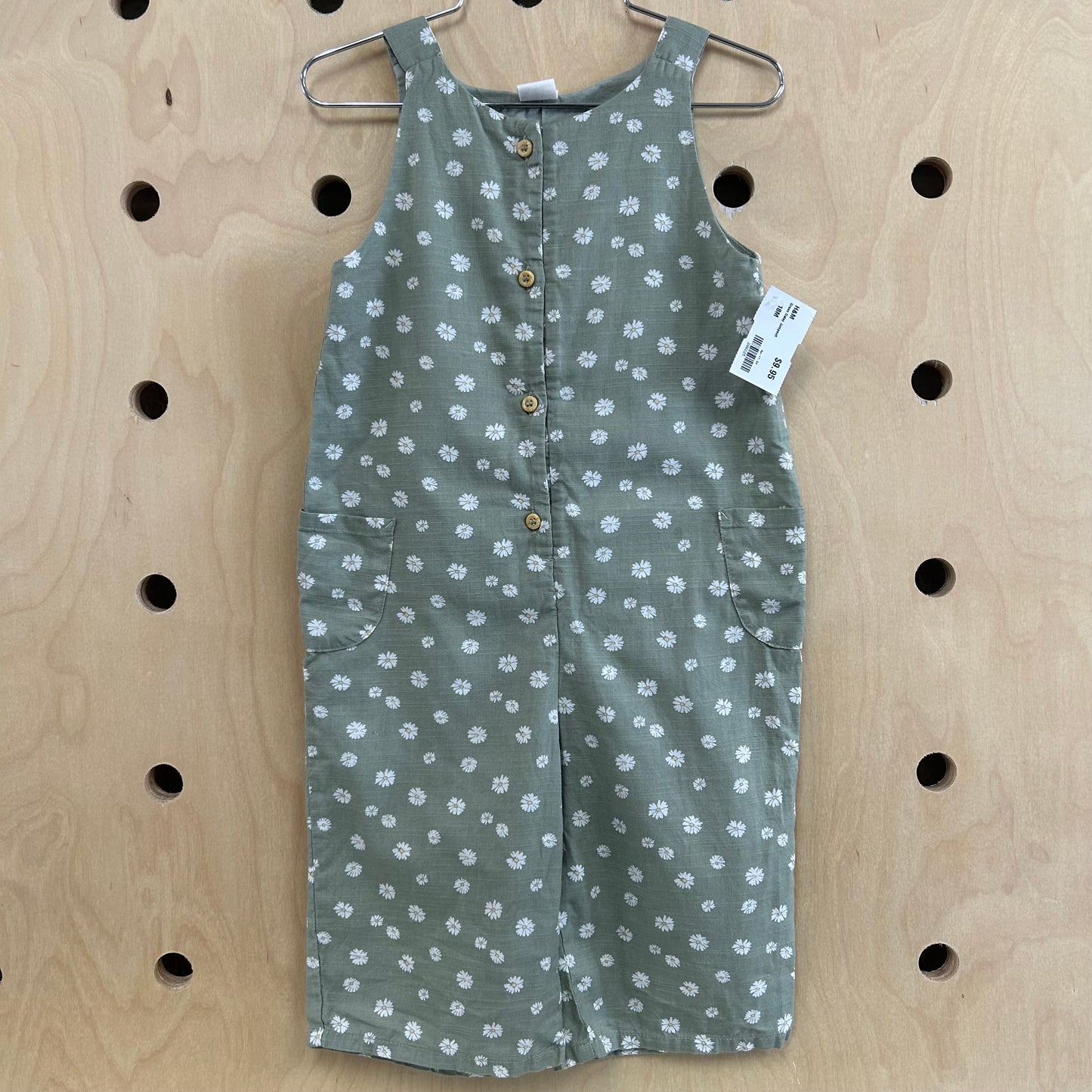 Green Daisy Jumpsuit