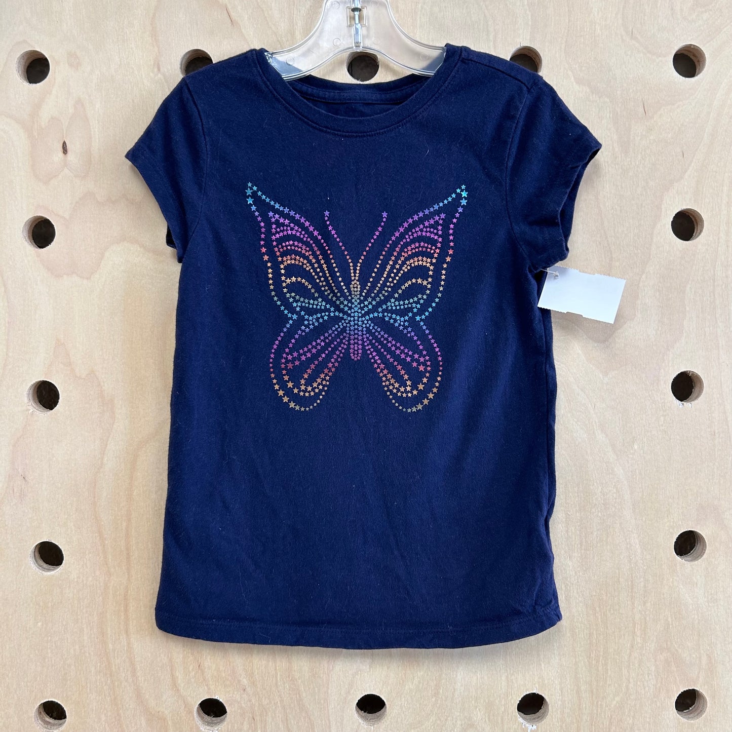 Navy Colorful Butterfly Tee