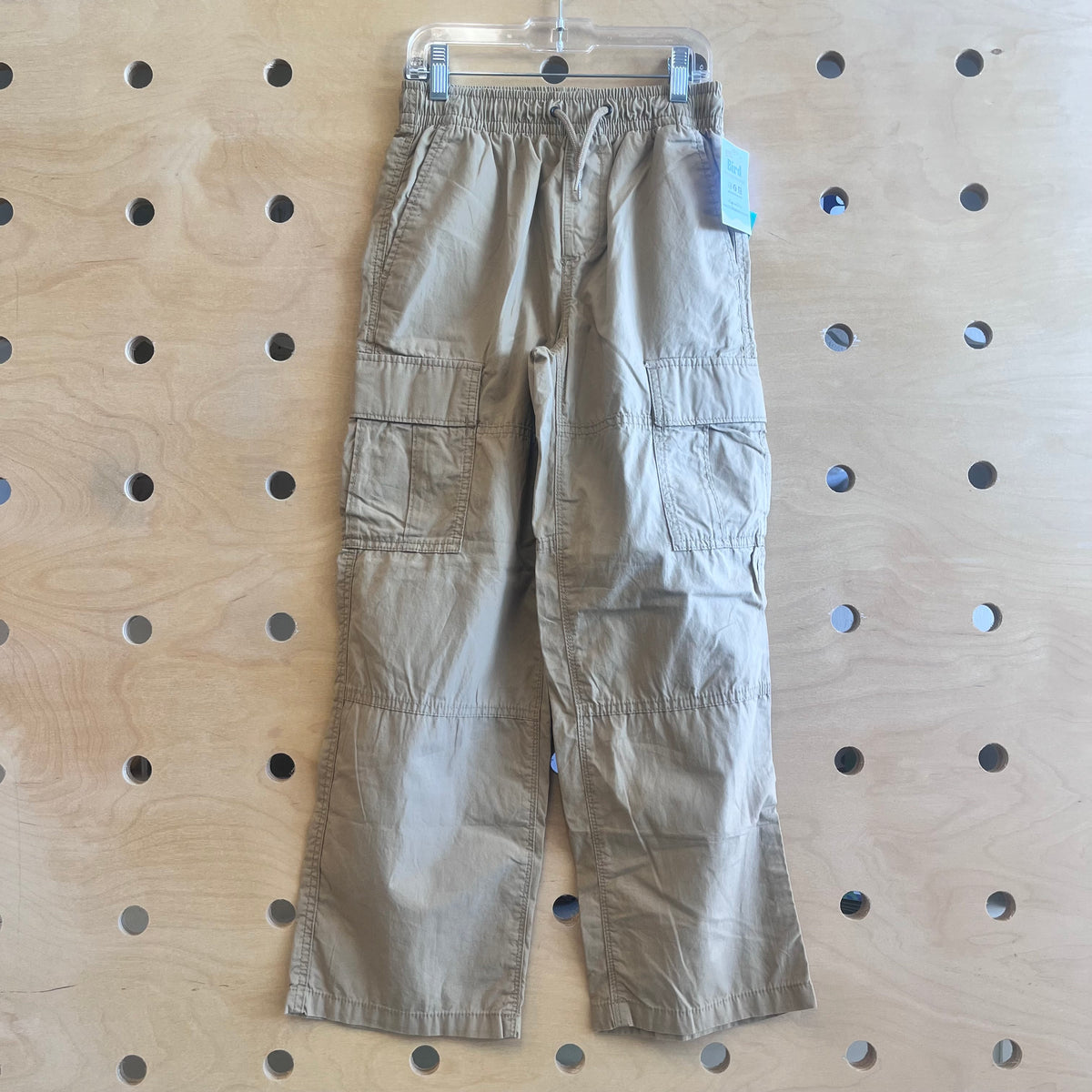 Tan Drawstring Cargo Pants NEW!