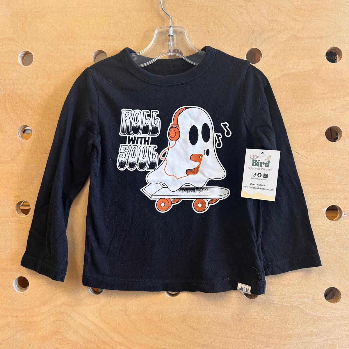 Black Roll with Soul Organic Long Sleeve