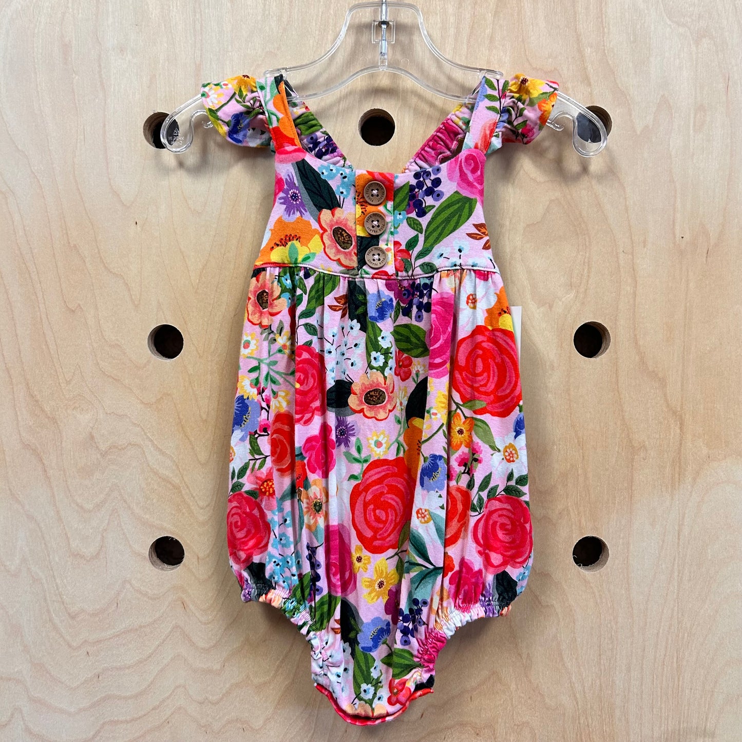 Bright Floral Bamboo Blend Romper