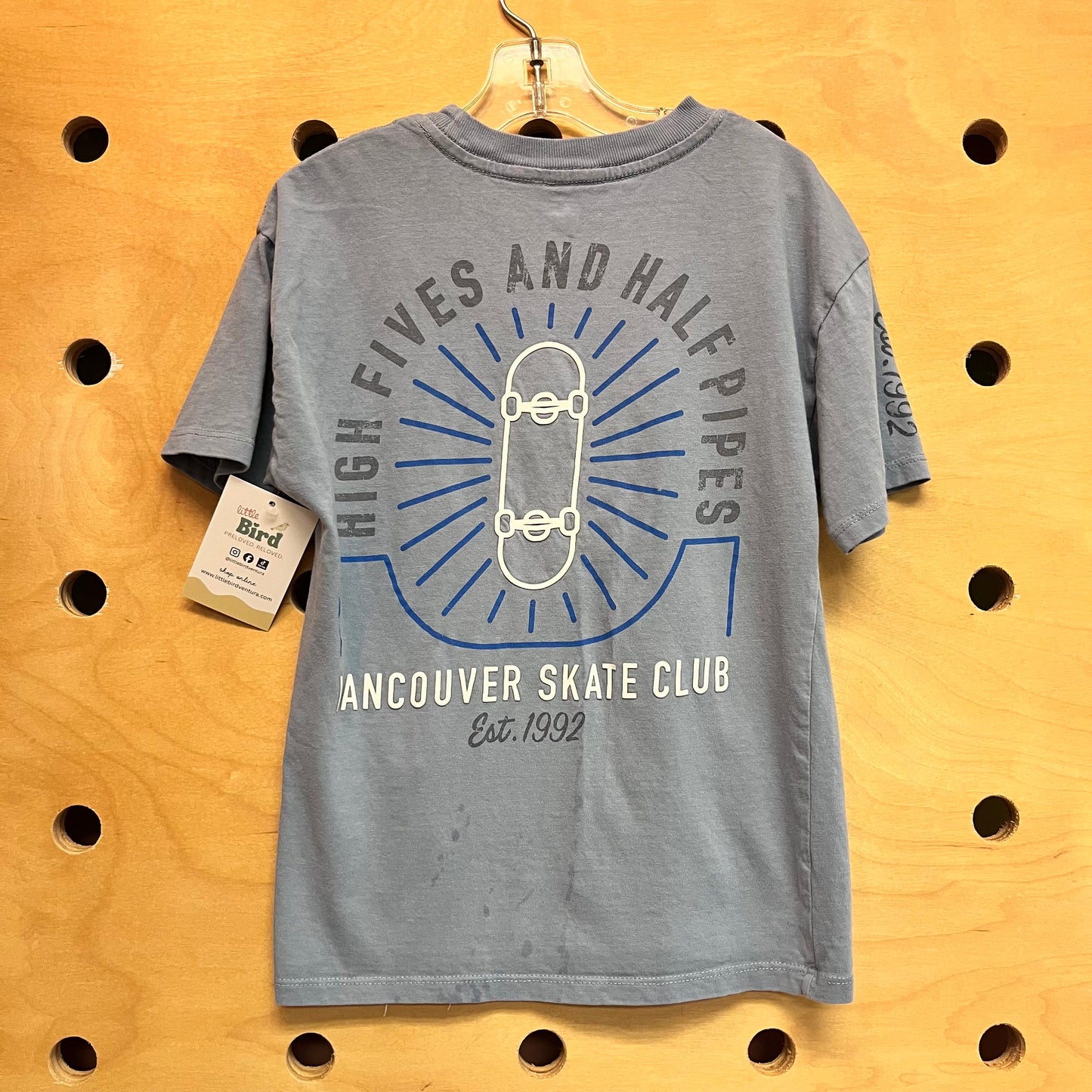 Blue Skateboard Tee