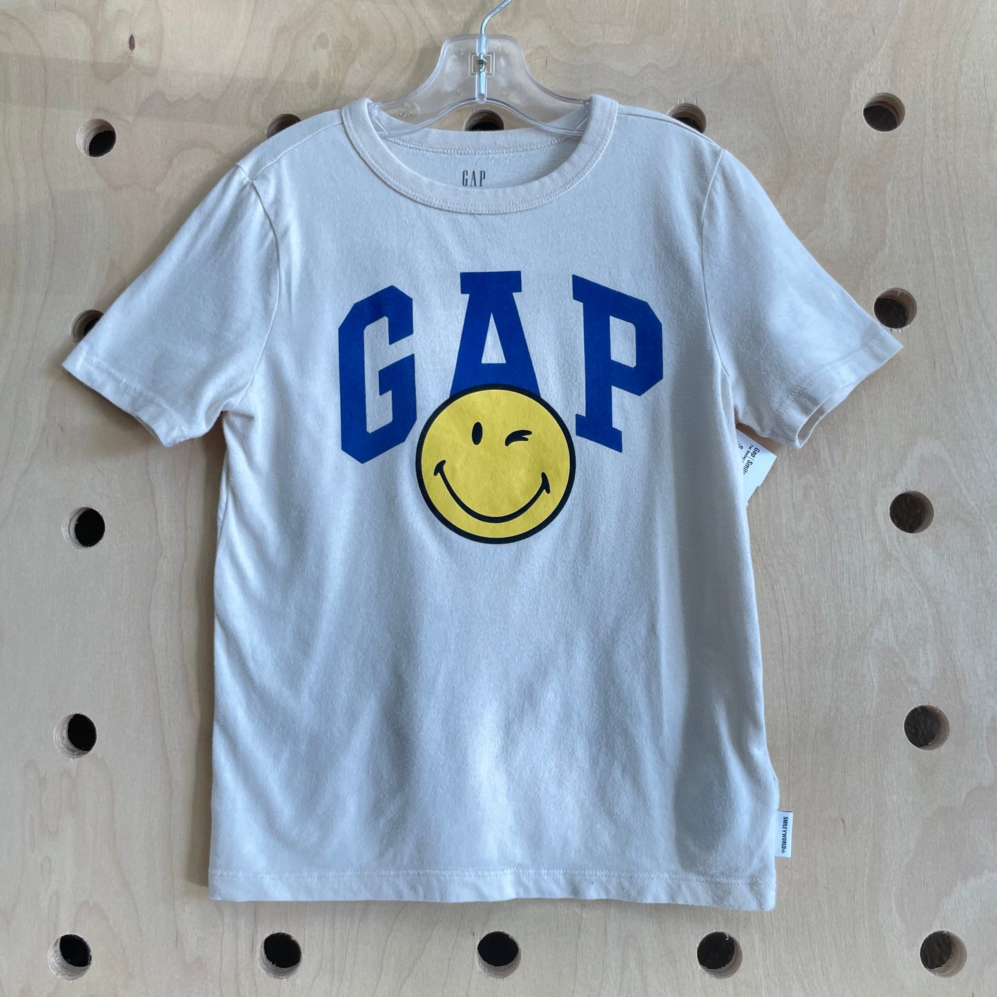 Tan Smiley Logo Tee