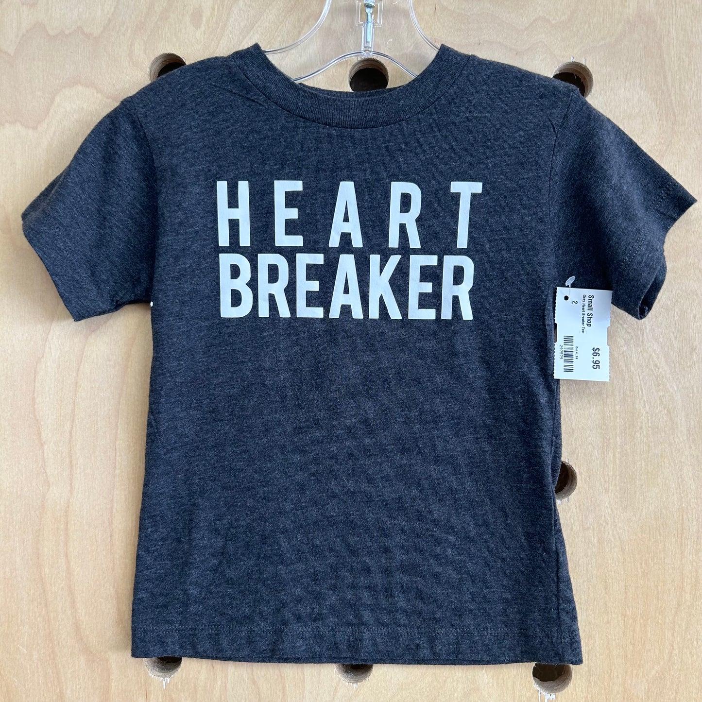 Grey Heart Breaker Tee