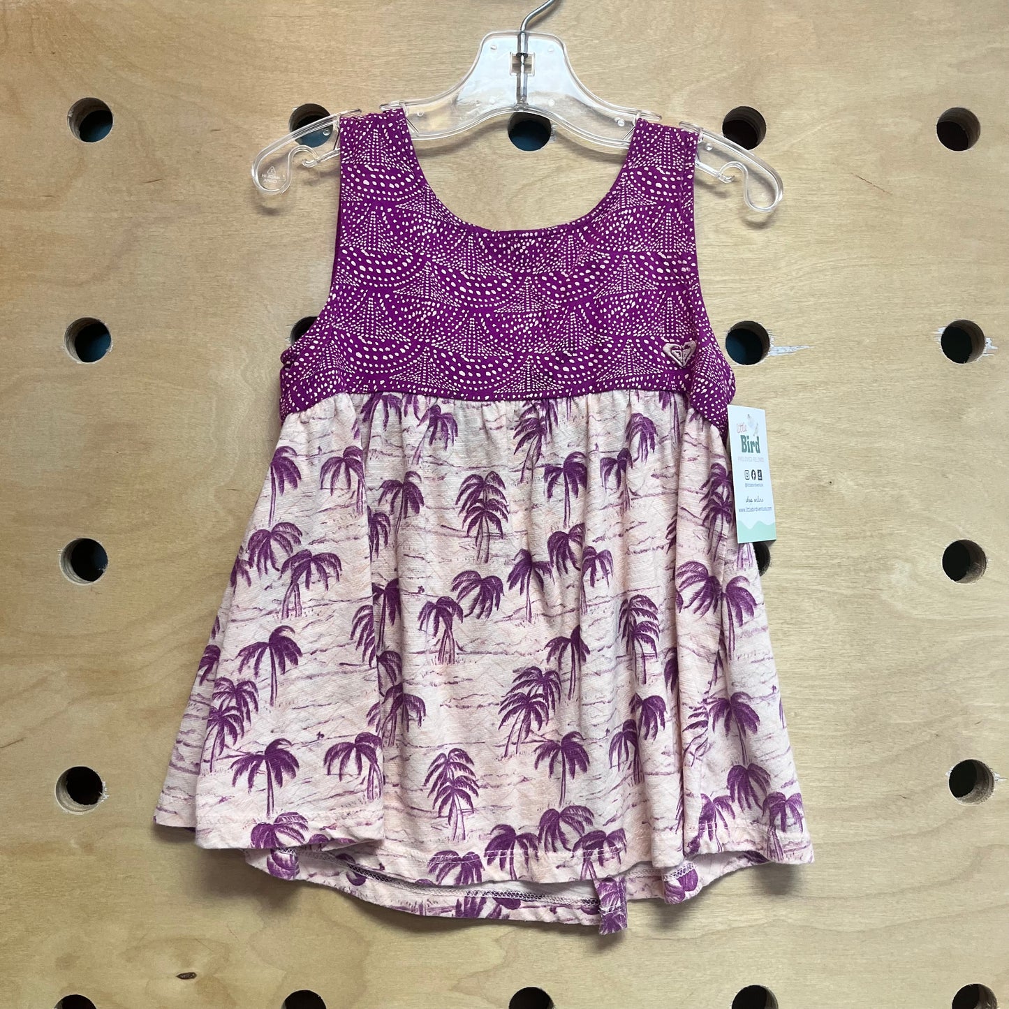Purple/Peach Palm Trees Tank