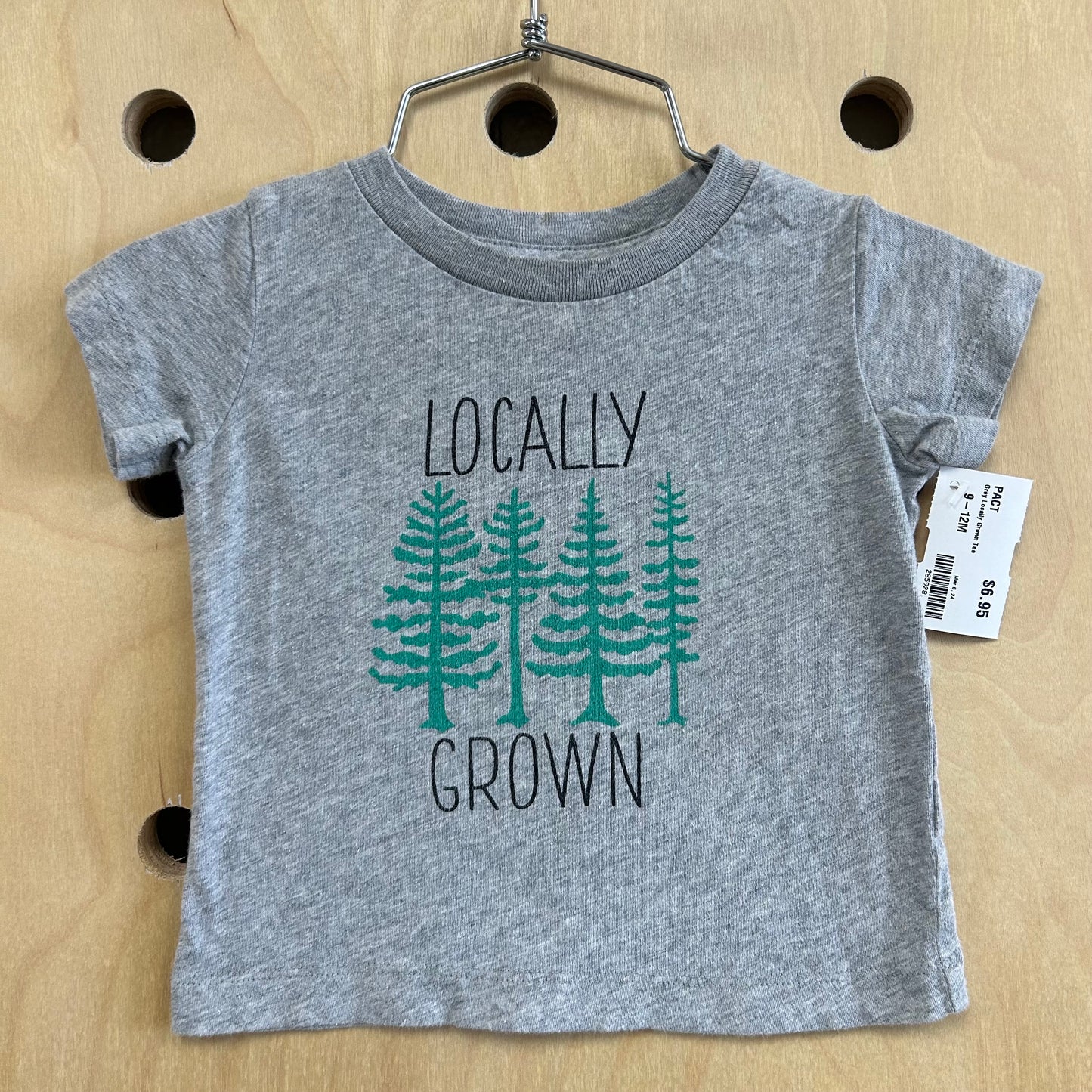 Grey Locally Grown Tee