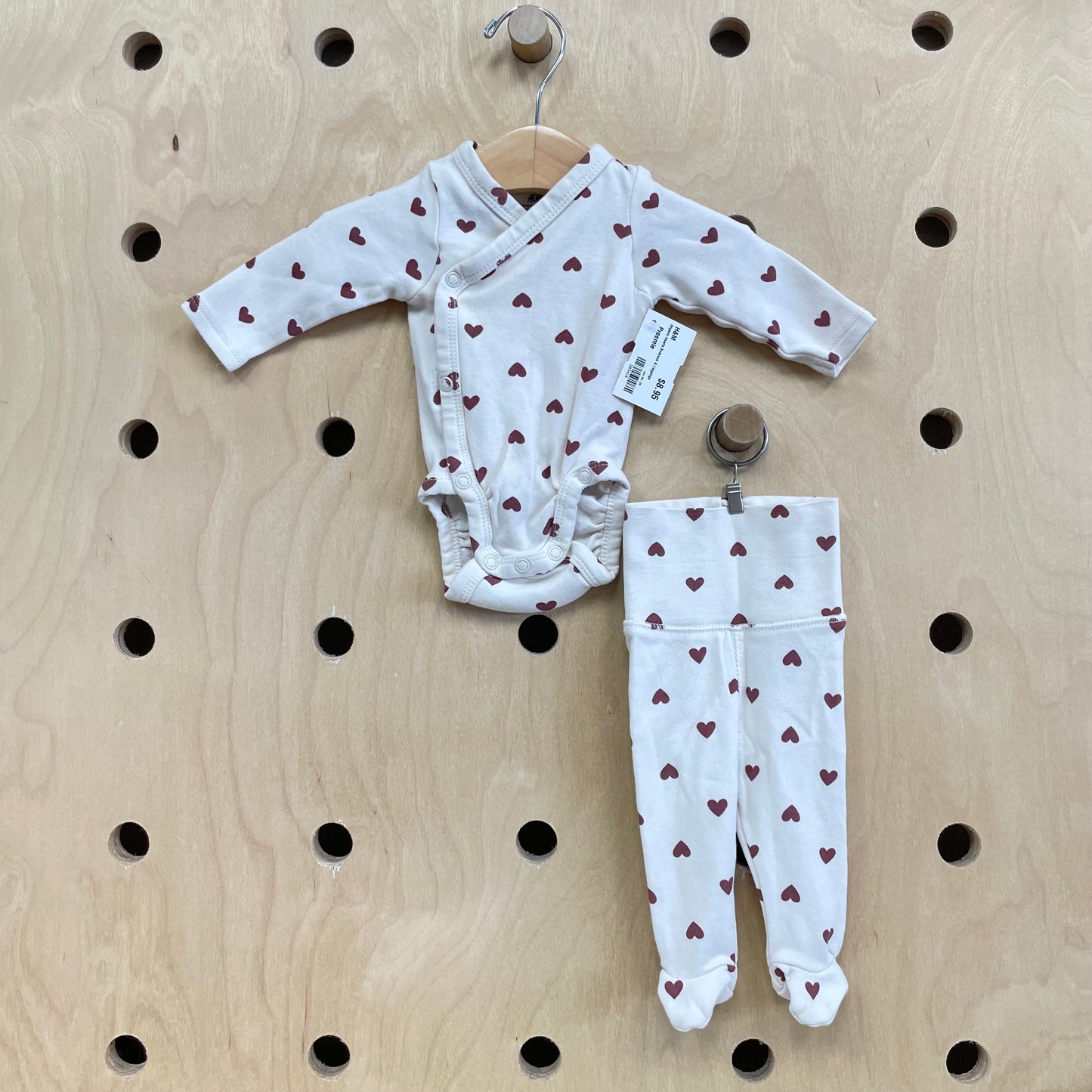 Organic Hearts Bodysuit & Leggings