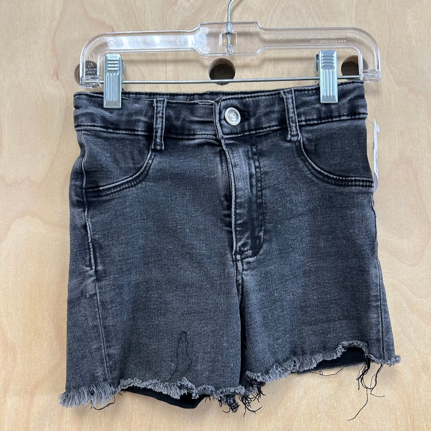 Black Denim Shorts