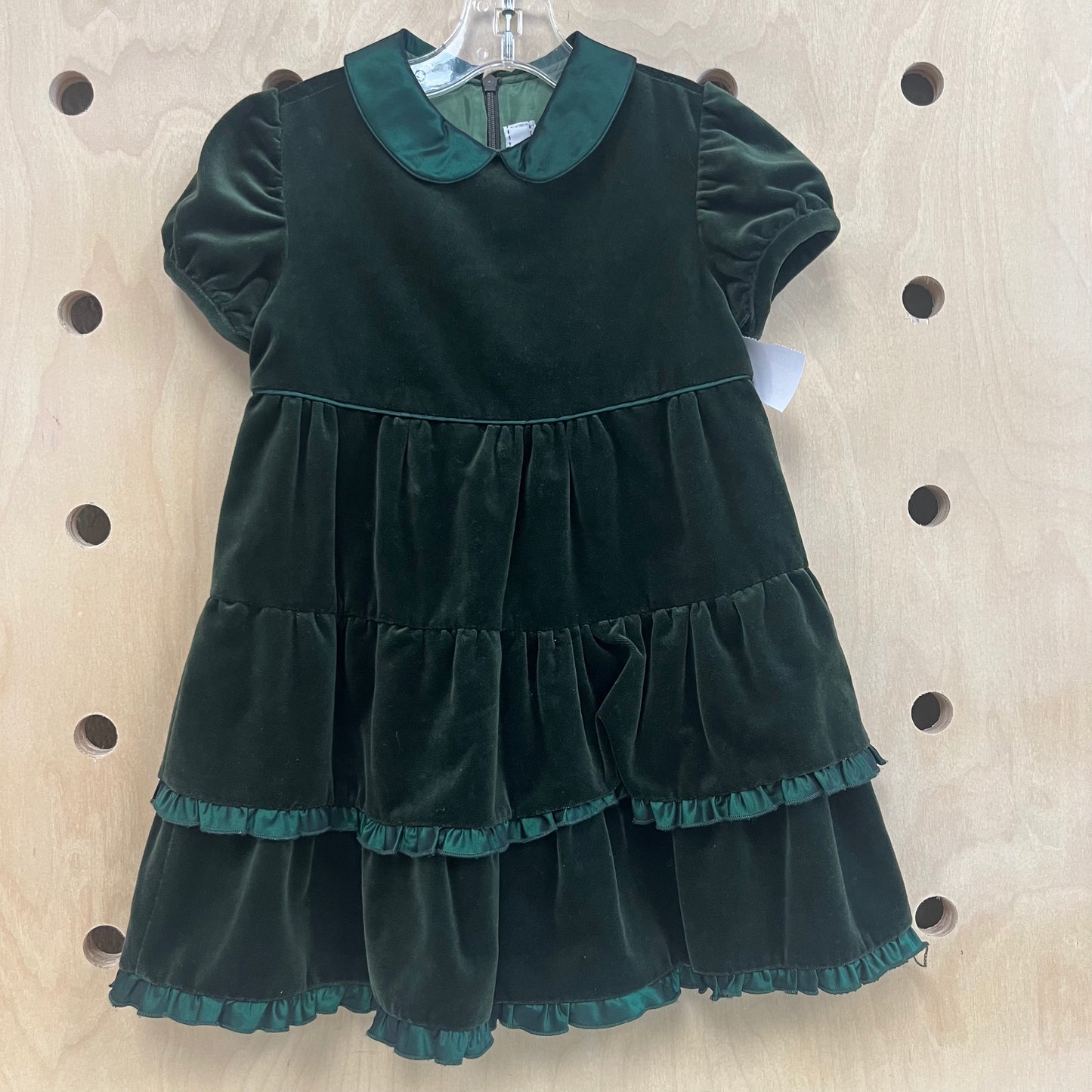 Green Suede Like Dress