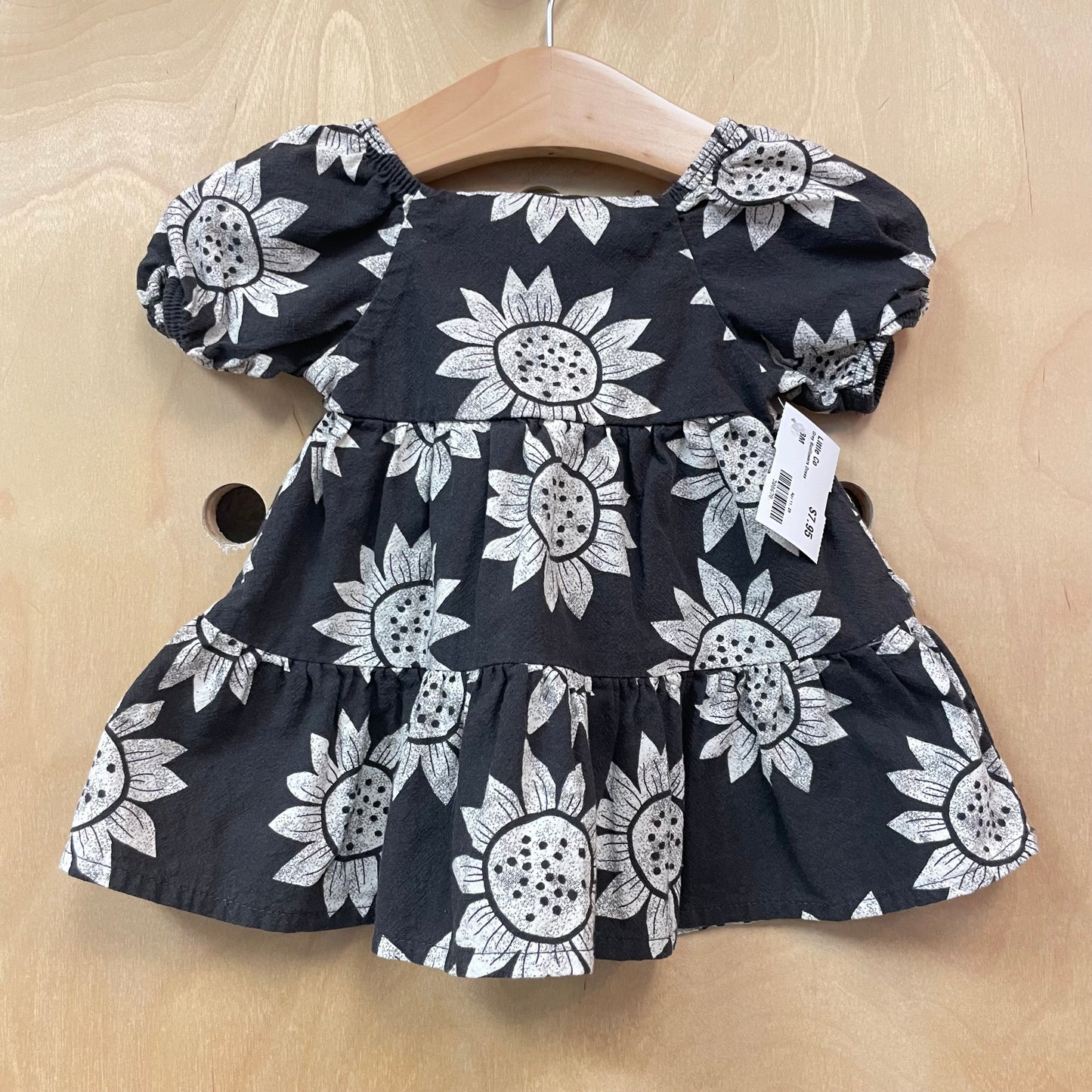 Grey Sunflowers Dress