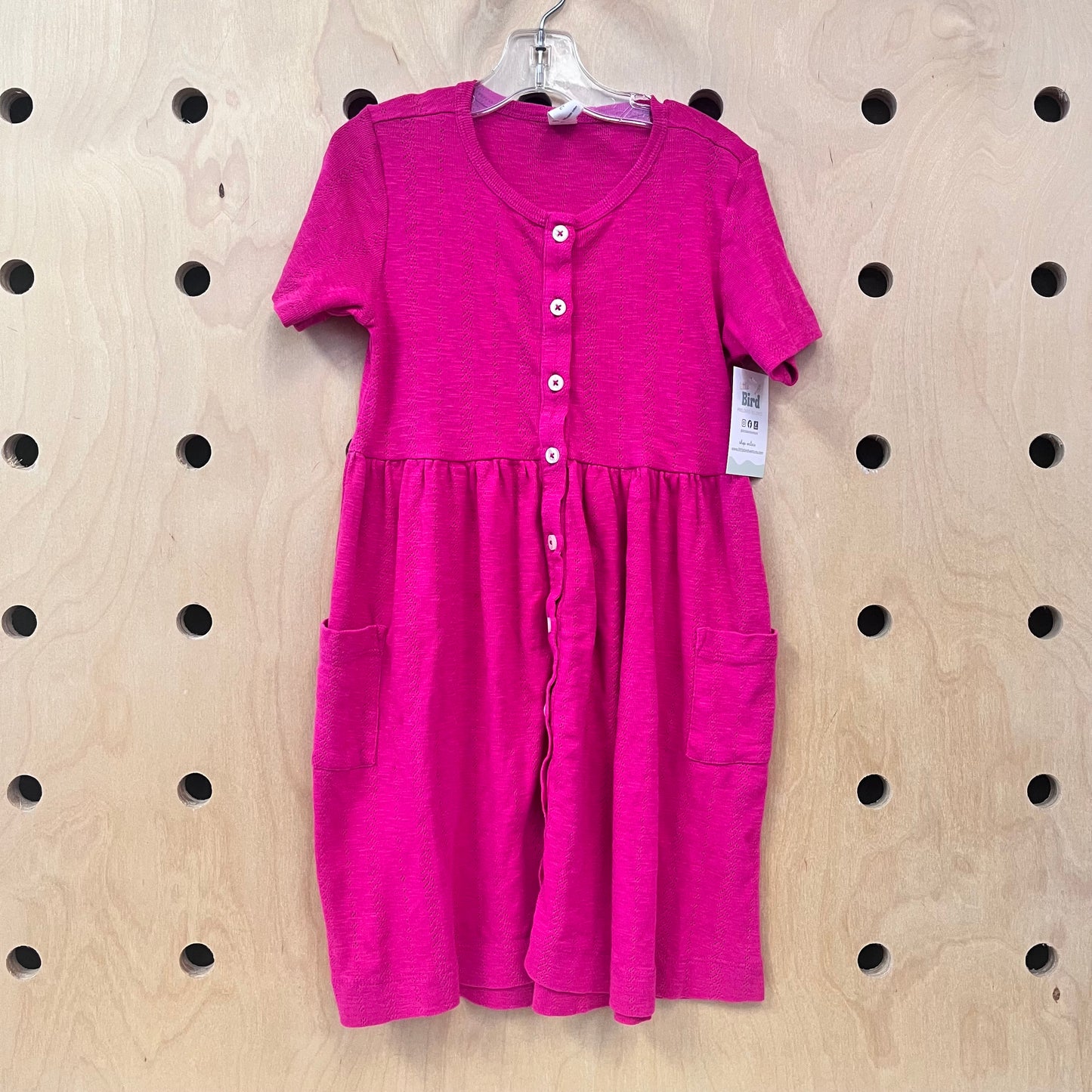 Organic Pink Pointelle Dress