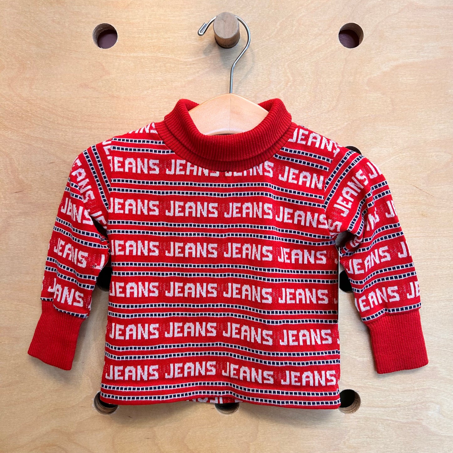 Health-Tex Red 'Jeans' Turtleneck
