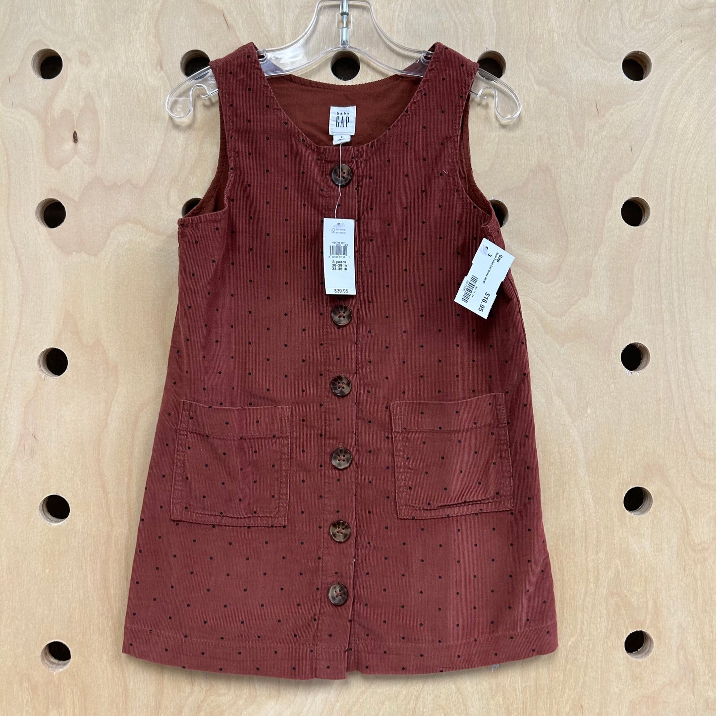 Rust Polka Dot Dress NEW!