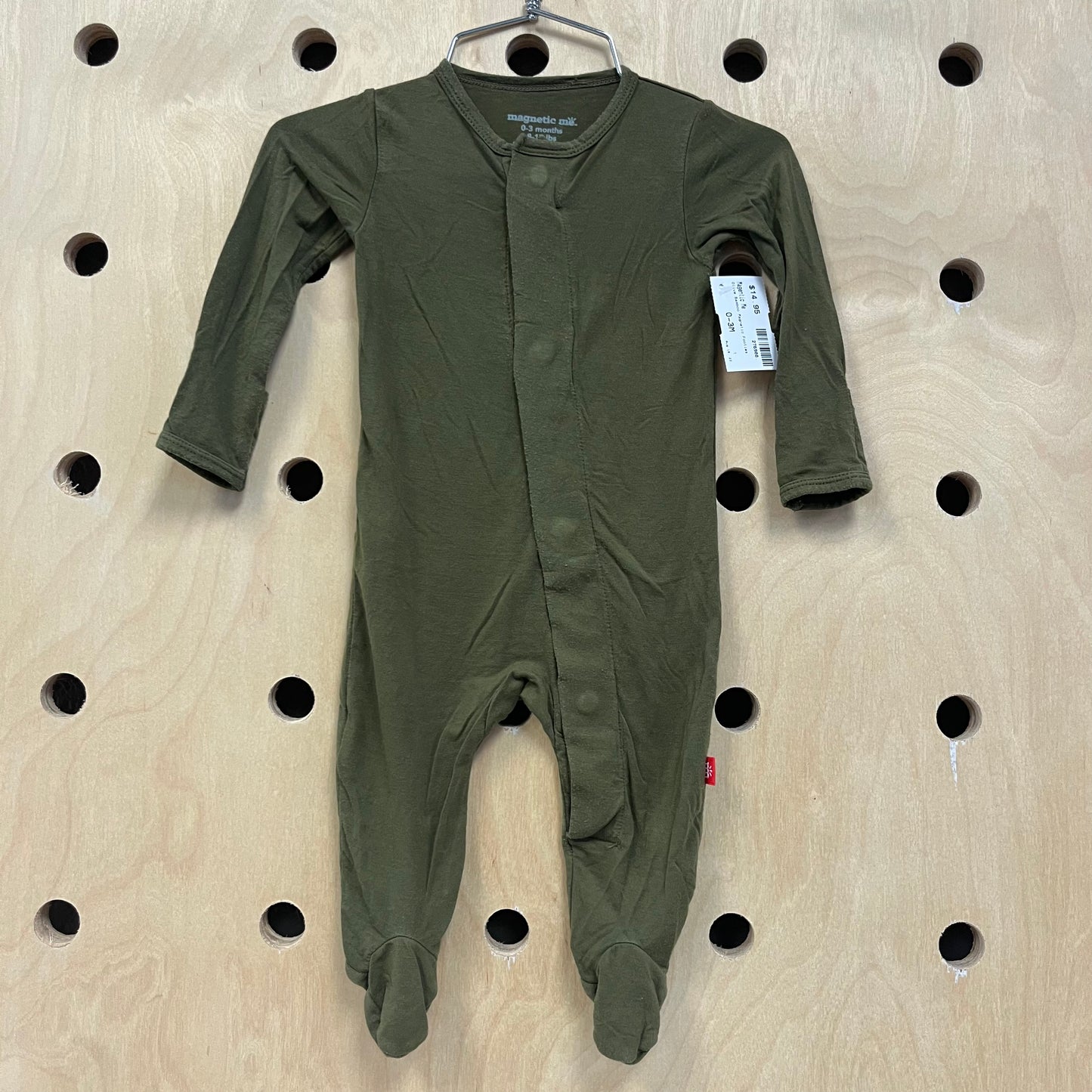 Olive Bamboo Magnetic Footies