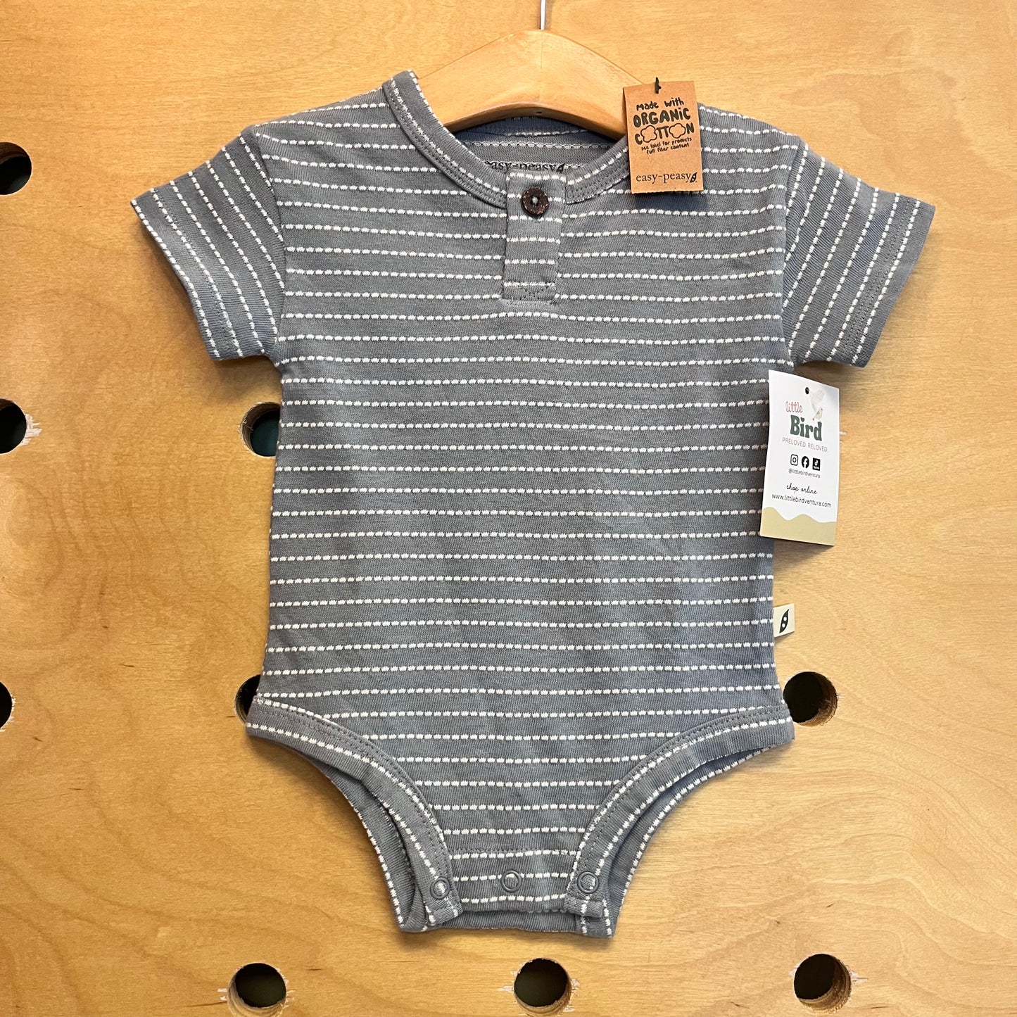 Blue/White Organic Bodysuit NEW!