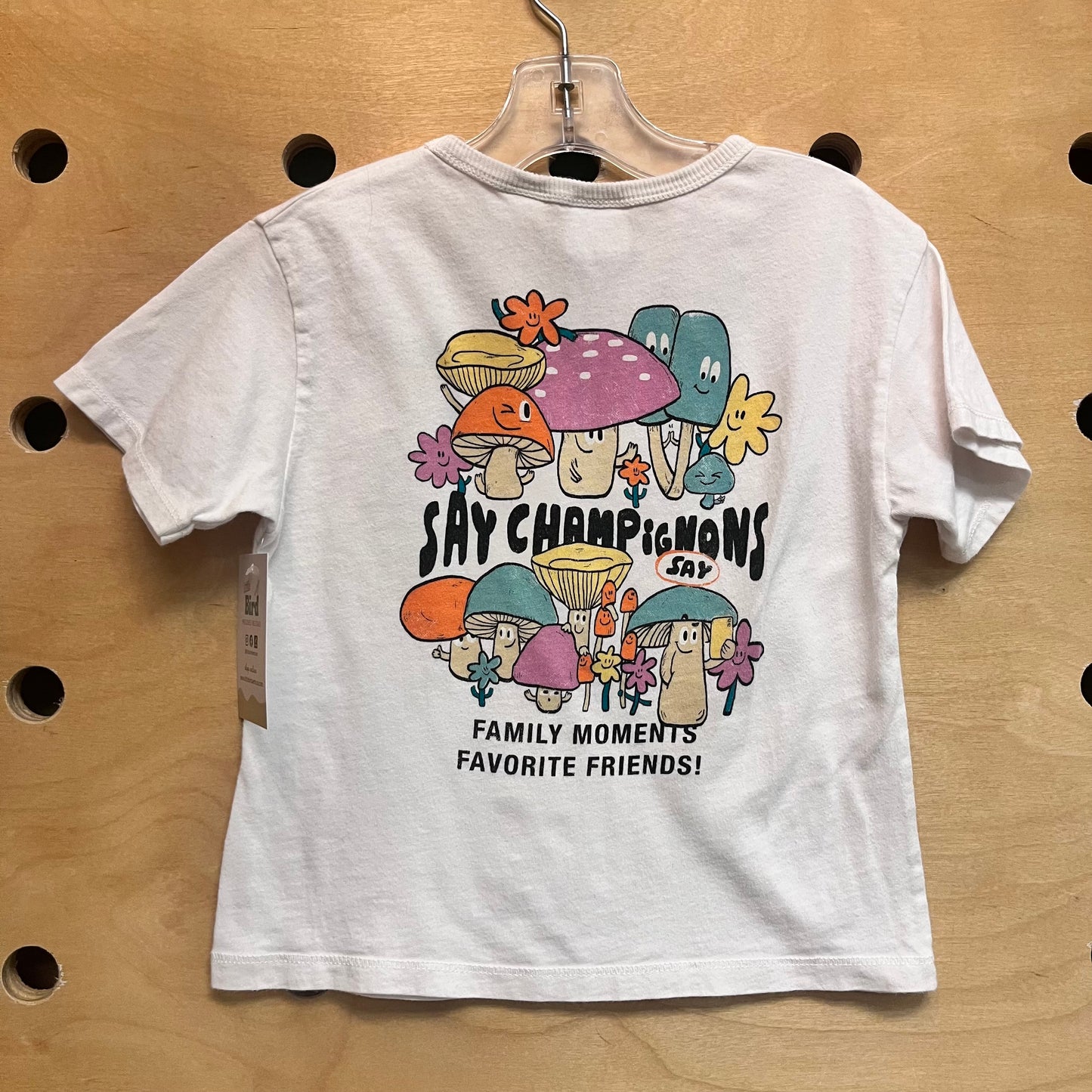 White !Say Champignons! Tee
