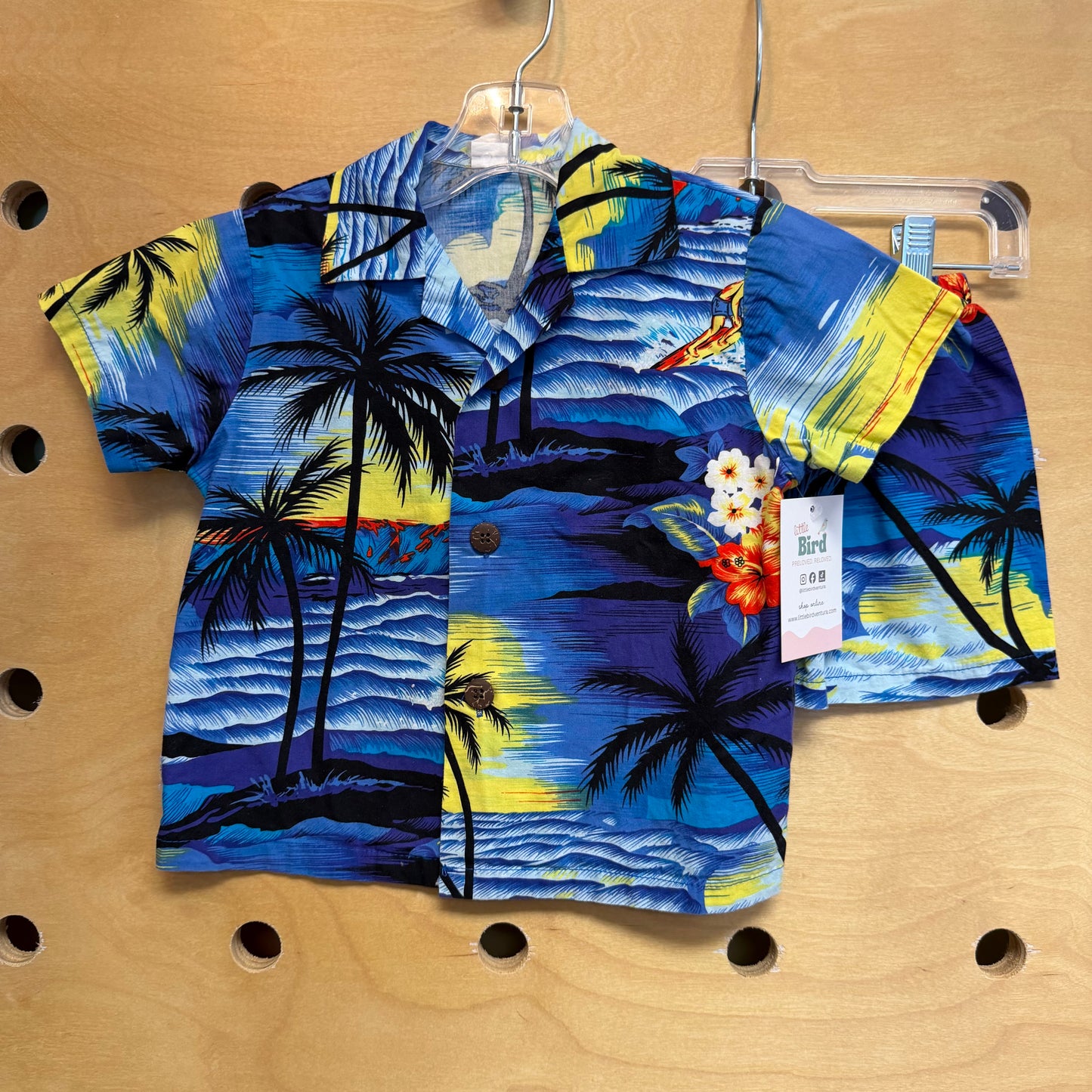 Blue Hawaiian Outfit