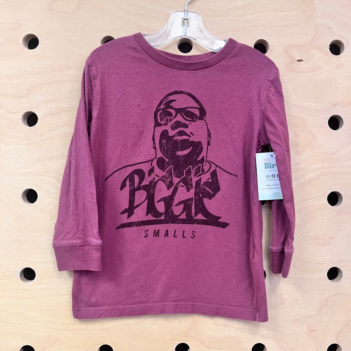 Maroon Biggie Smalls Tee