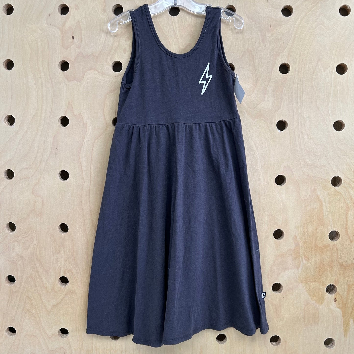 Black Lightning Bolt Dress