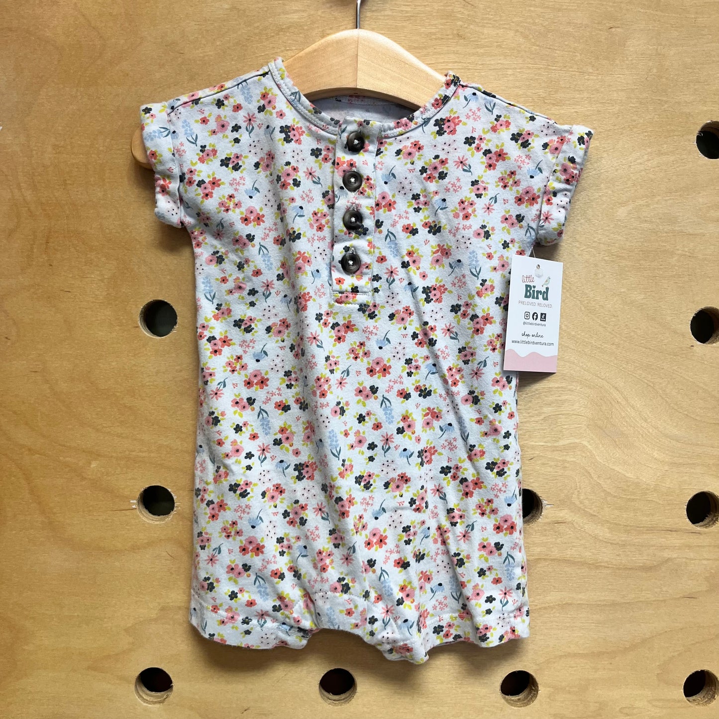 Organic Floral Romper