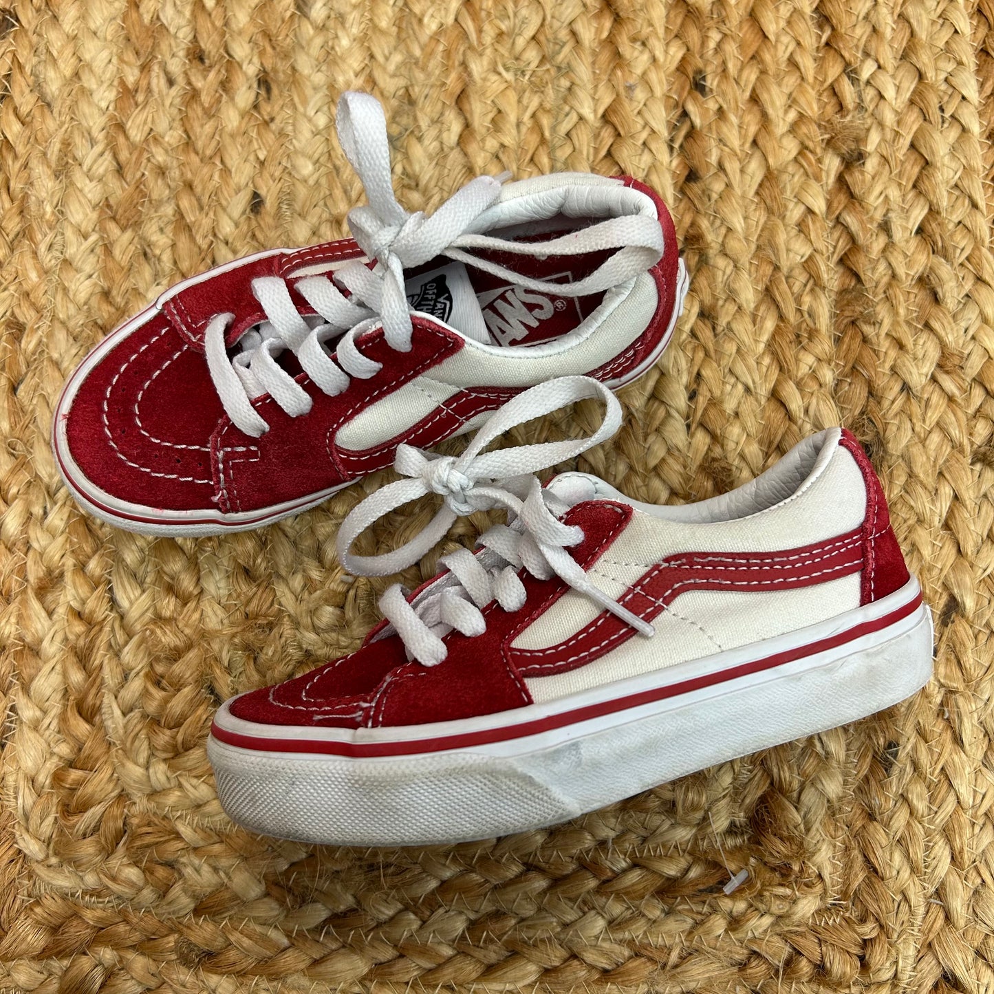 Red SK8 Low-Top Lace Sneakers