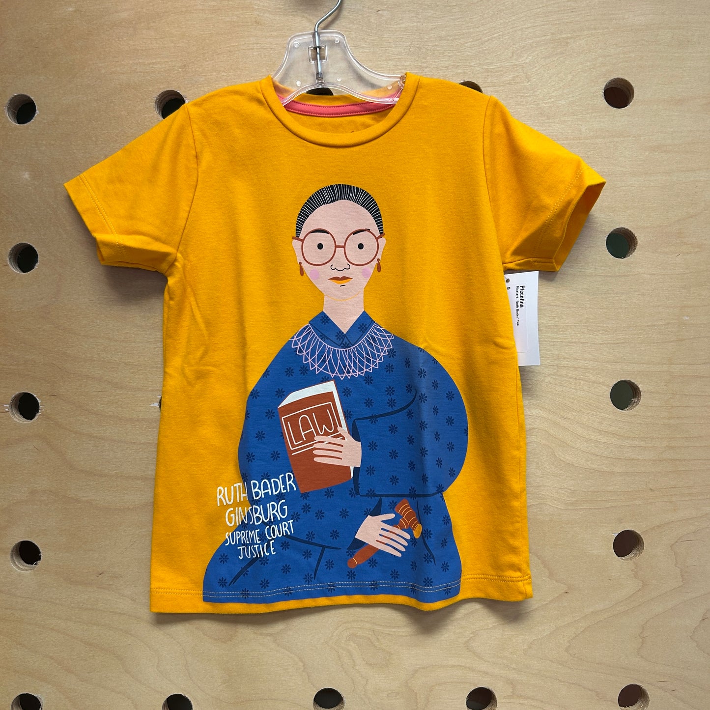 Mustard 'Ruth Bader' Tee