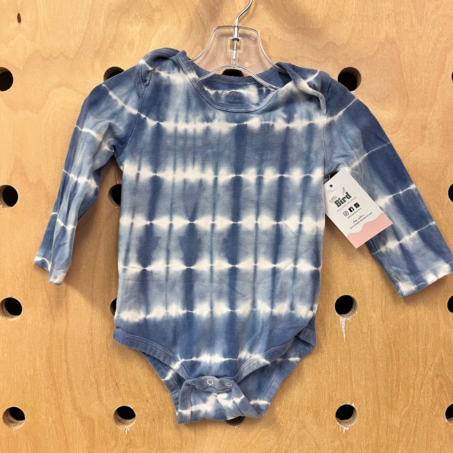 Blue Tie Dye LS Bodysuit