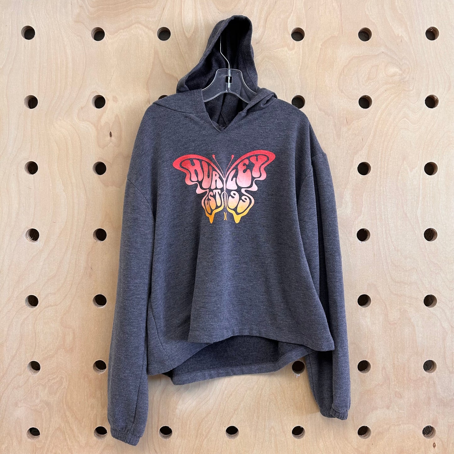 Grey Fleece Oversized Pullover