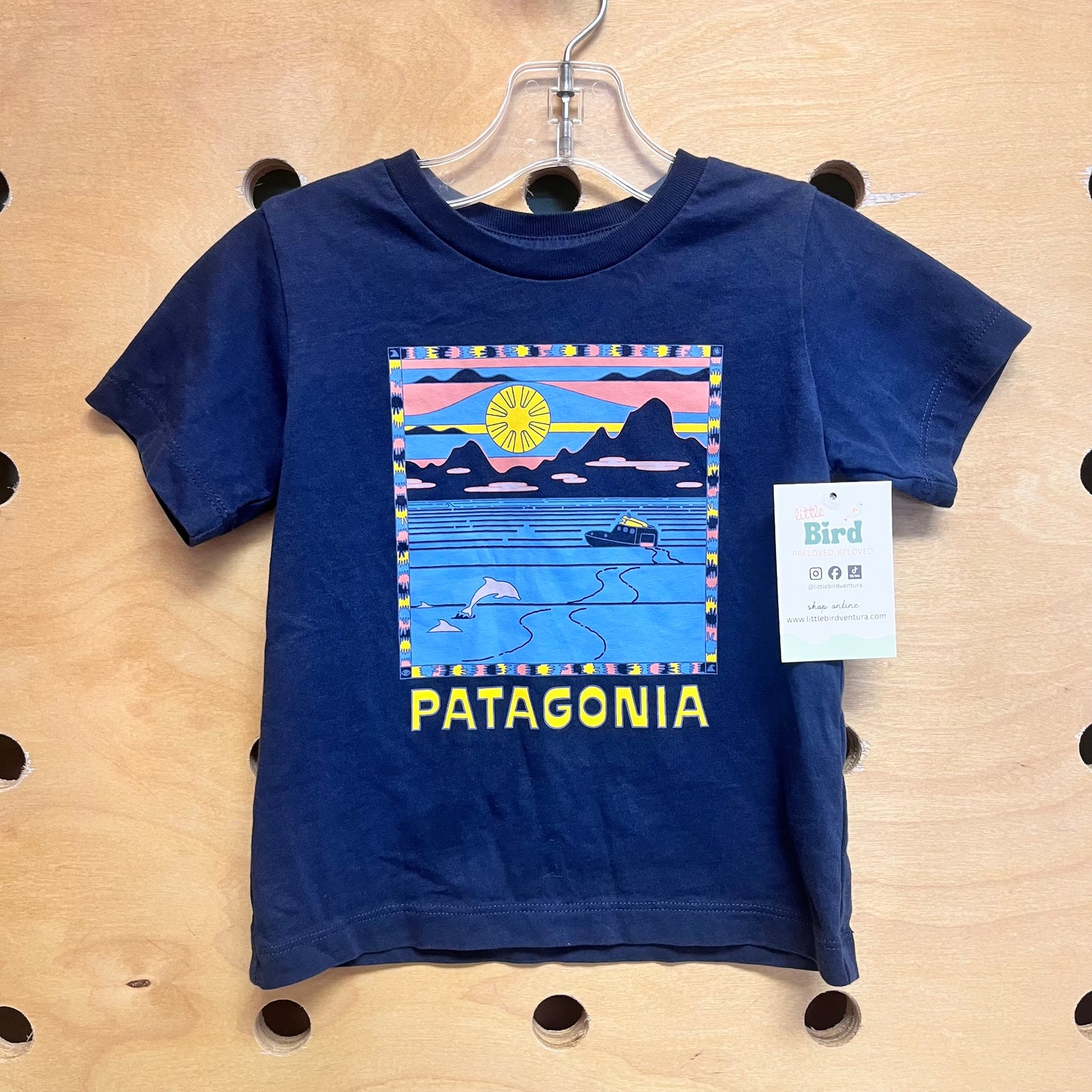 Blue Dolphin/Boat Tee
