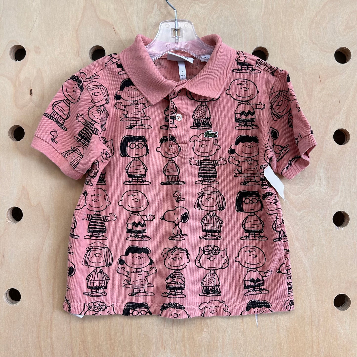 Pink Peanuts Polo