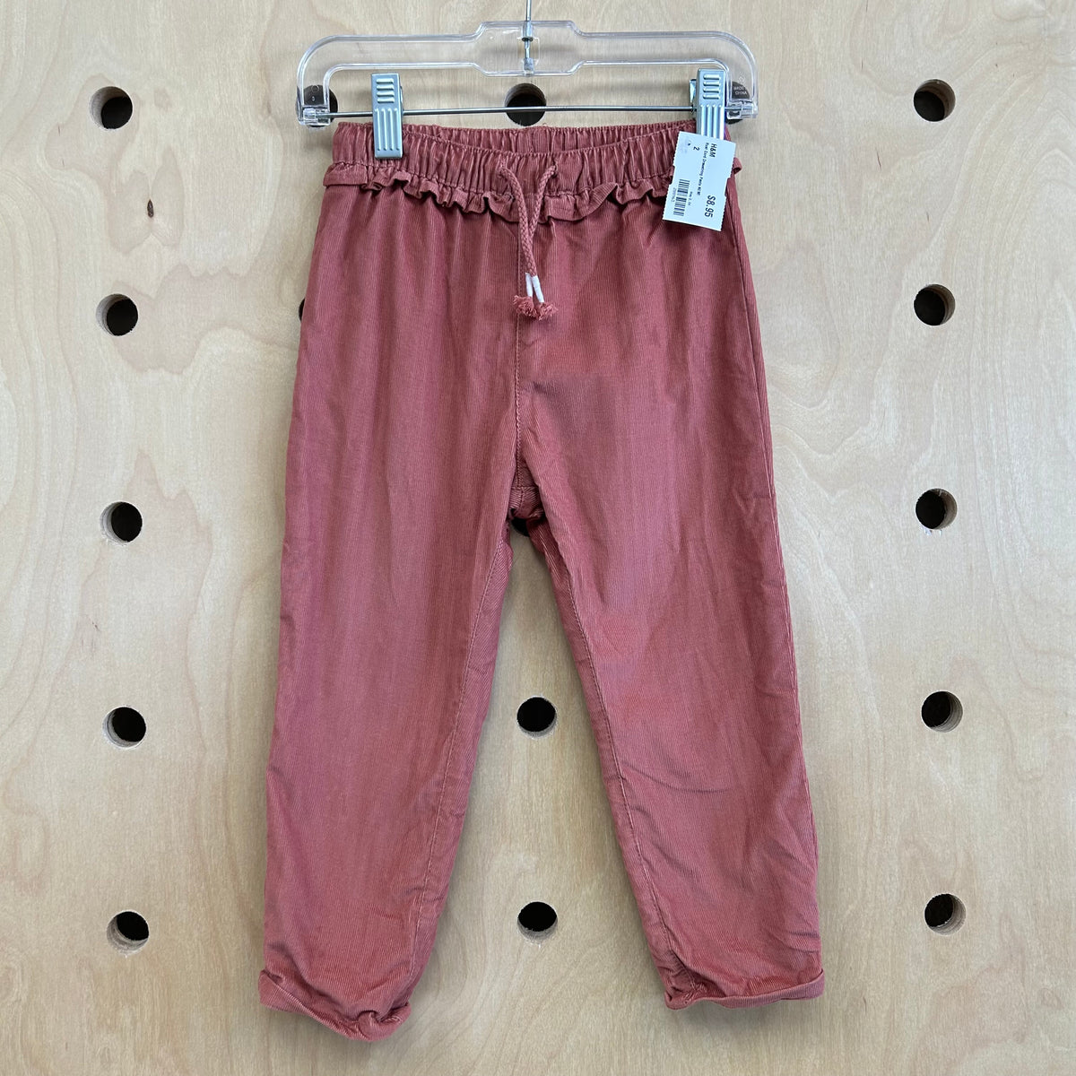 Rust Cord Drawstring Pants NEW!